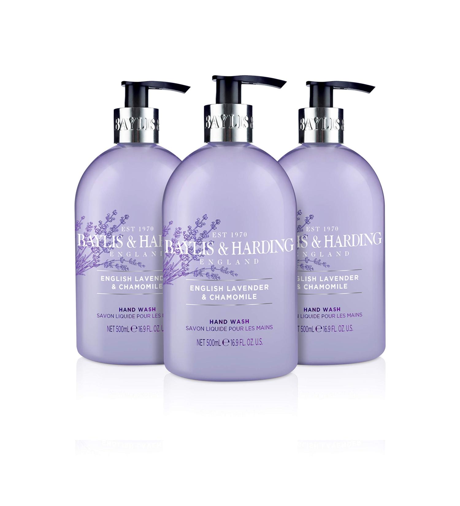Baylis & Harding English Lavender & Chamomile 500ml Hand Wash - Pack of 3 - Buy Online on GoSupps.com