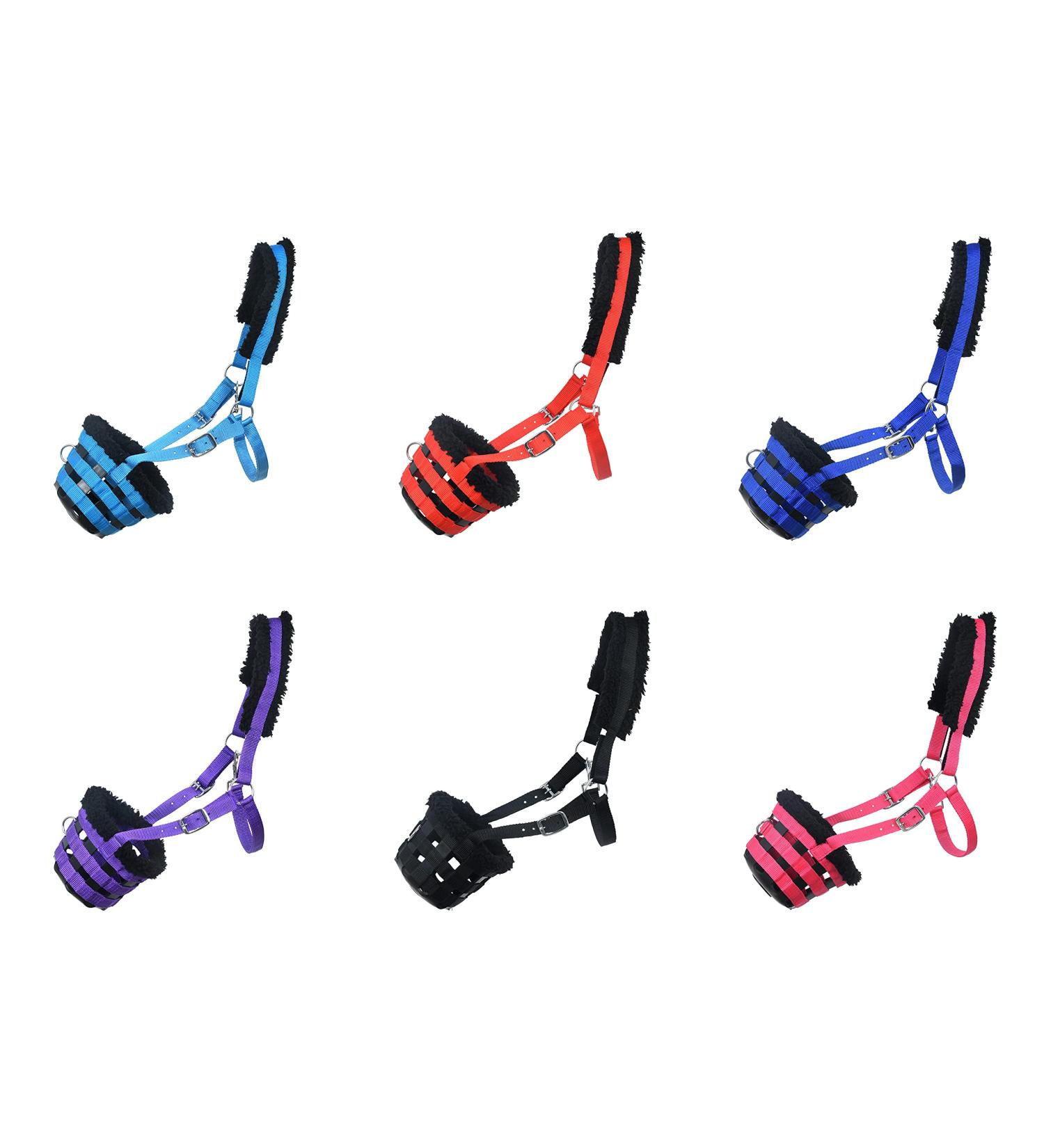 SIE Muzzle for Horses - Red Cob Red - Solid Color Pasture Muzzle for Safe Grazing | Shop Now - Buy Online on GoSupps.com