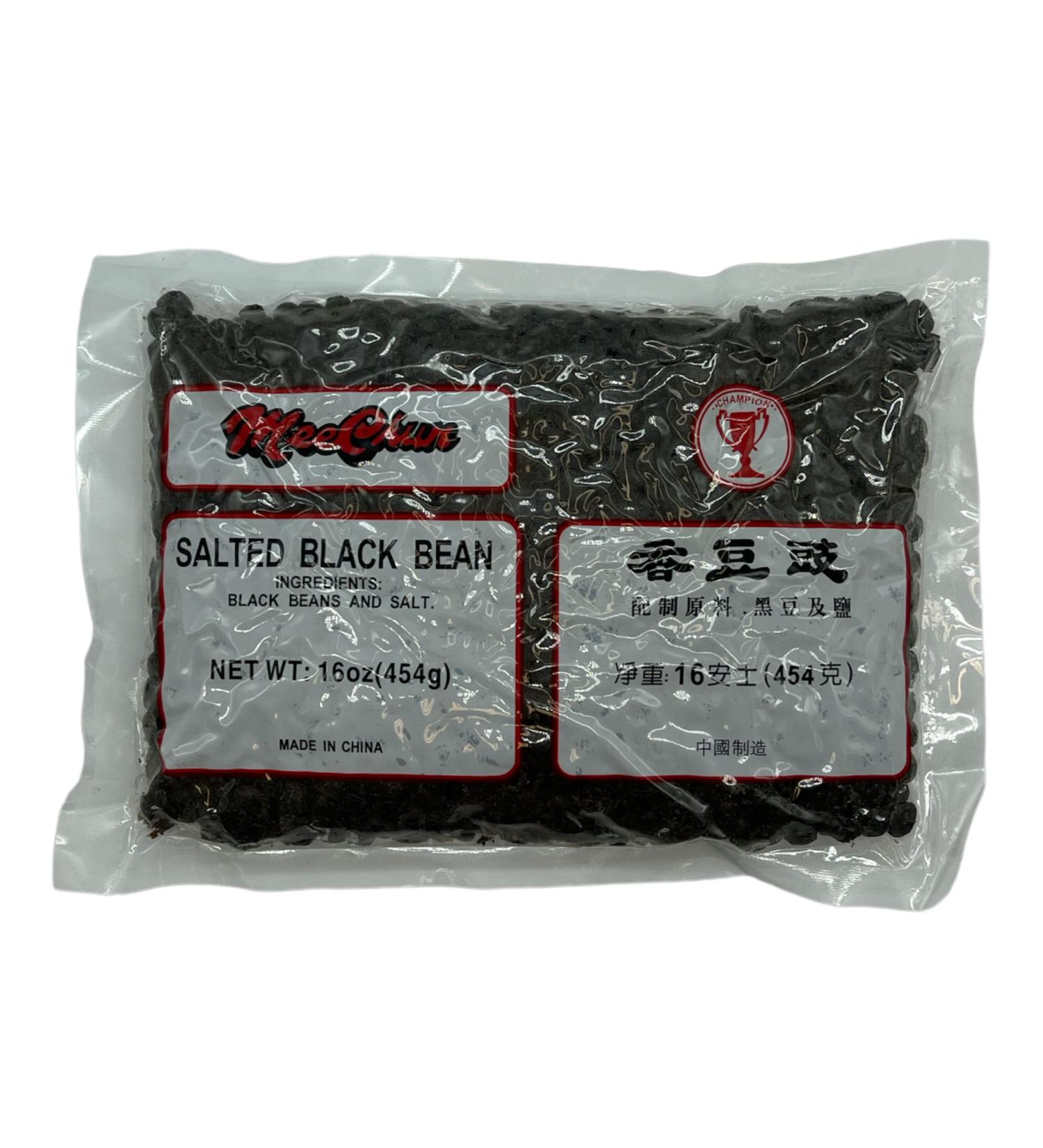Salted Black Beans Bundle - 16 Ounce Pack of Chinese Douchi Fermented Black Beans with Habanerofire Jar Opener - Buy Online on GoSupps.com