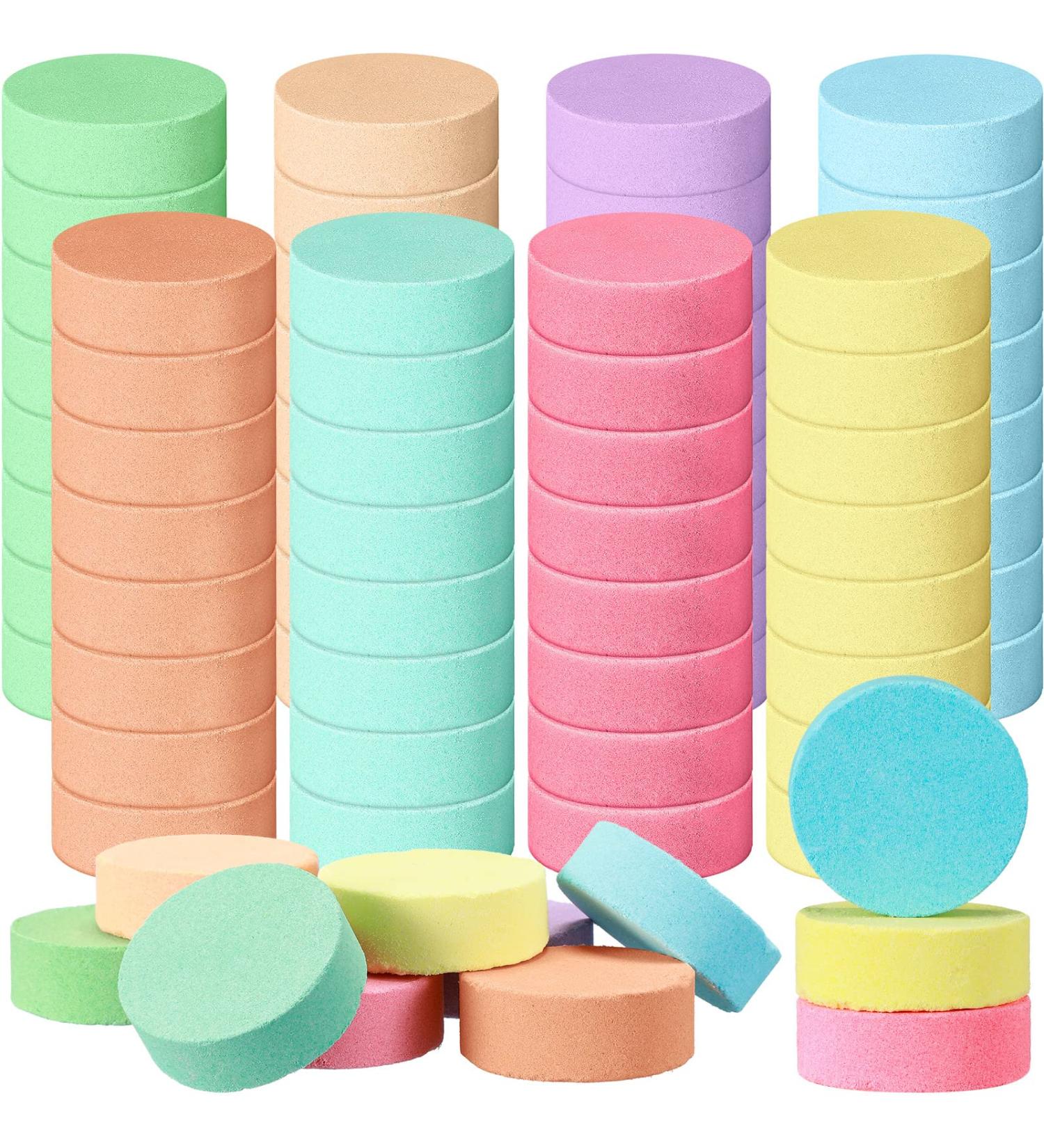 96 Pcs Bulk Aromatherapy Shower Steamers - 8 Scents Shower Bombs with Essential Oils for Relaxation - Individually Wrapped Shower Steamer Gift for Men, Women, Shower Home Spa - Perfect for Birthday, Mother's Day - Buy Online on GoSupps.com