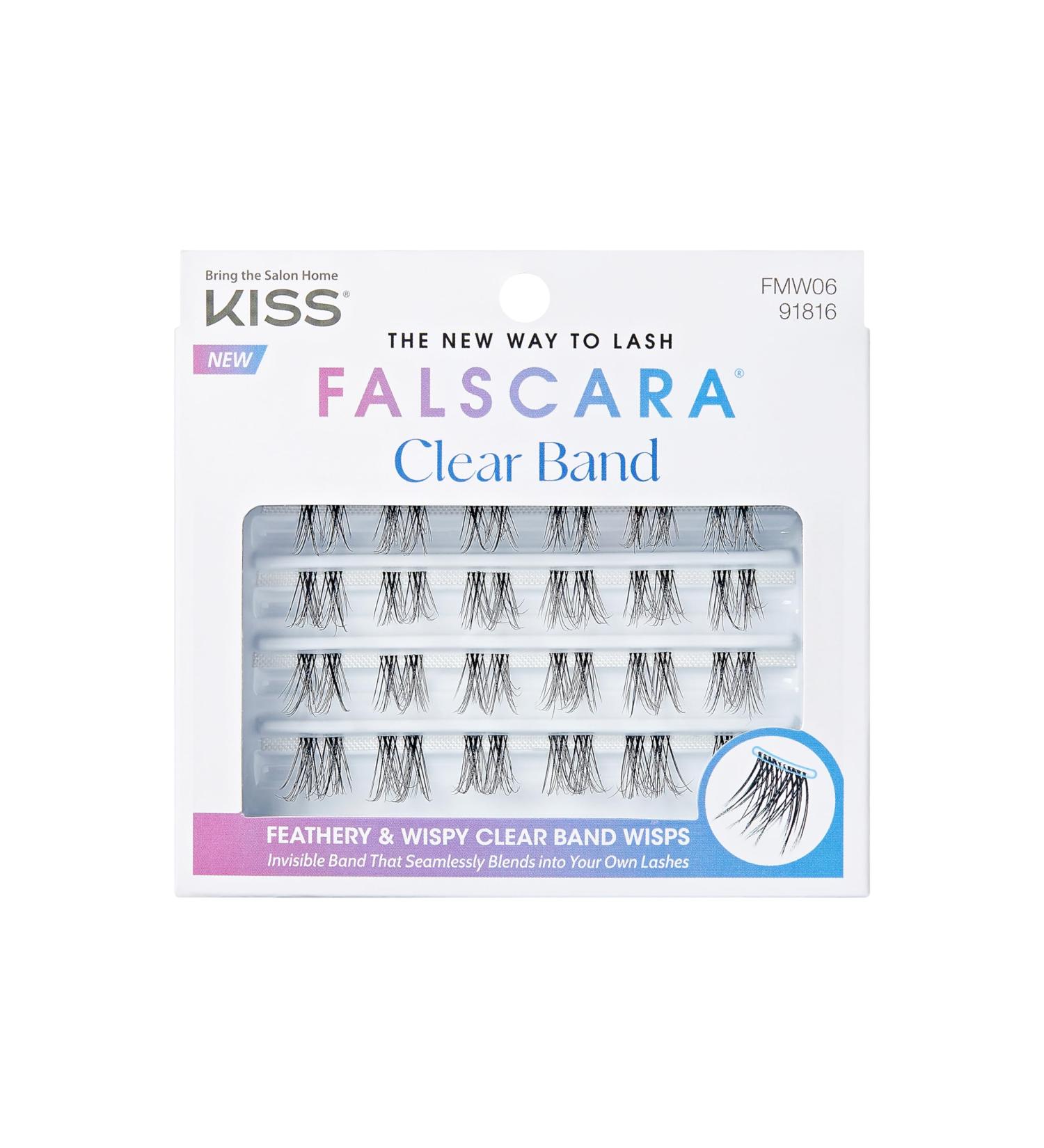 KISS Falscara Multipack - Contact Lens Friendly False Eyelashes Faux Mink Lash Clusters (12mm-16mm) - 24 Reusable Wisps Easy Application - Buy Online on GoSupps.com