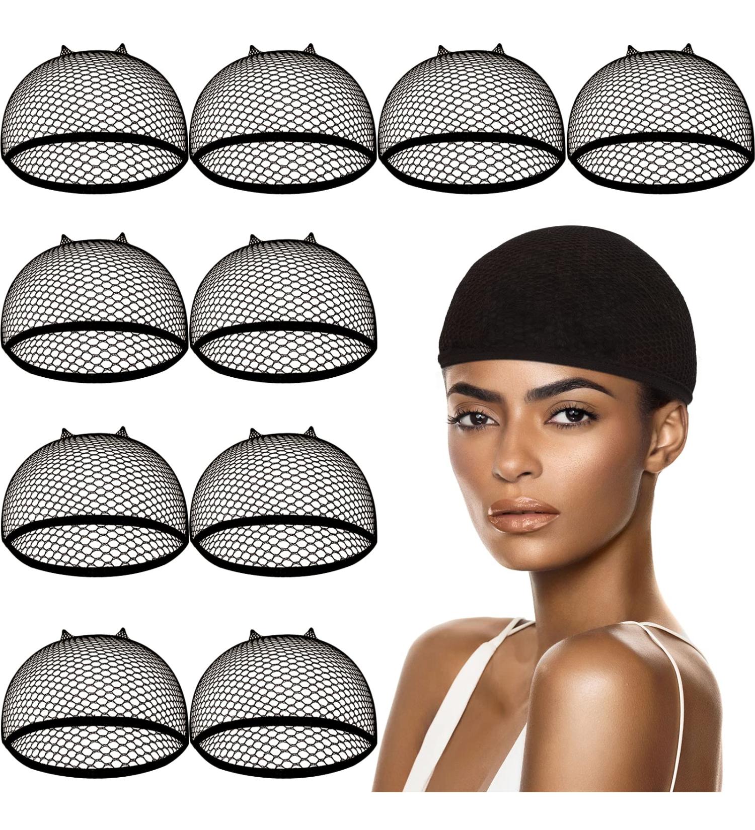 Smilco 10-Piece Mesh Wig Cap Net for Women - Black Fishnet Hair Net - Buy Online on GoSupps.com