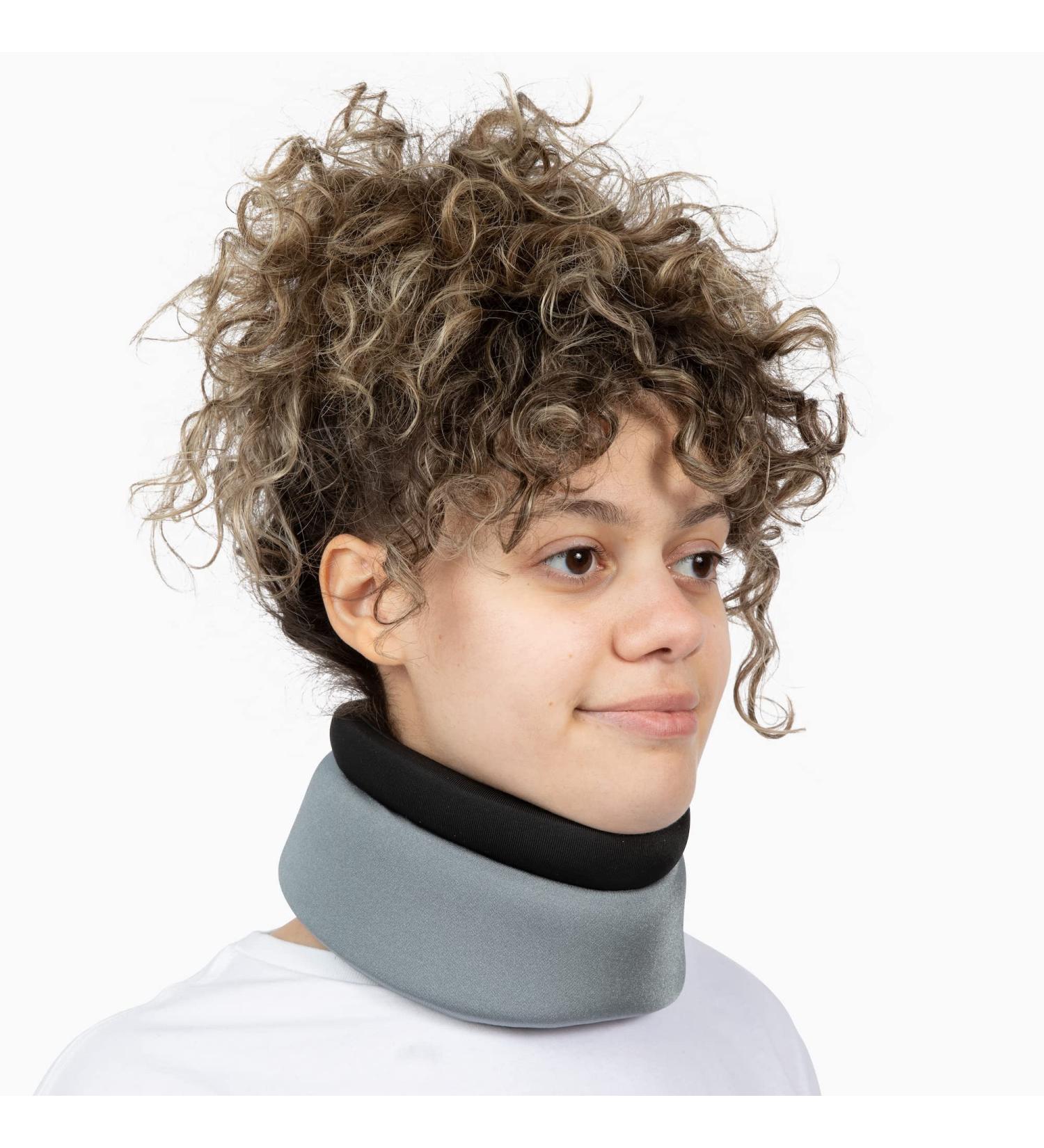 BraceUP Soft Cervical Neck Brace for Pain Relief and Support - Gray - Buy Online on GoSupps.com
