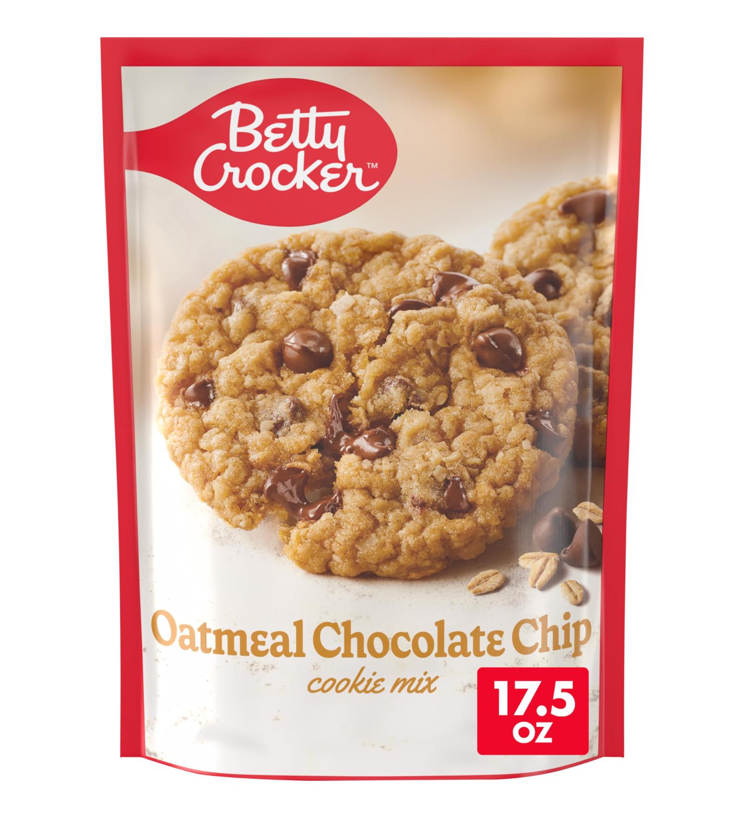 Buy Betty Crocker Oatmeal Chocolate Chip Cookies - 496g Pack | International Shipping Available - Buy Online on GoSupps.com