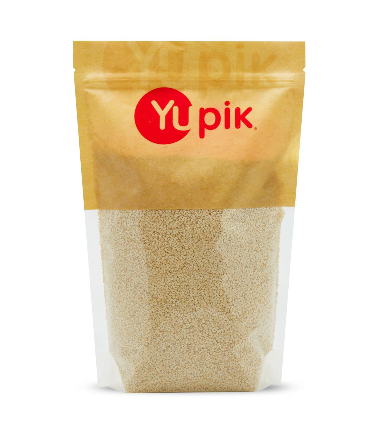 Yupik Hulled Sesame Seeds 1 kg Gluten-Free GMO-Free Kosher Vegan Raw Seeds No Outer Shells Unsalted Plant-Based Protein Source of Fiber & Iron Ideal for Tahini Topping & Baking 1 kg (Pack of 1) - Buy Online on GoSupps.com