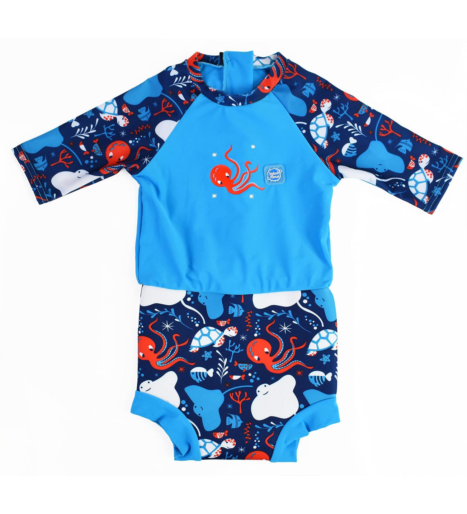 Under the Sea Happy Nappy Sunsuit by Splash About | 6-14 Months - Buy Online on GoSupps.com