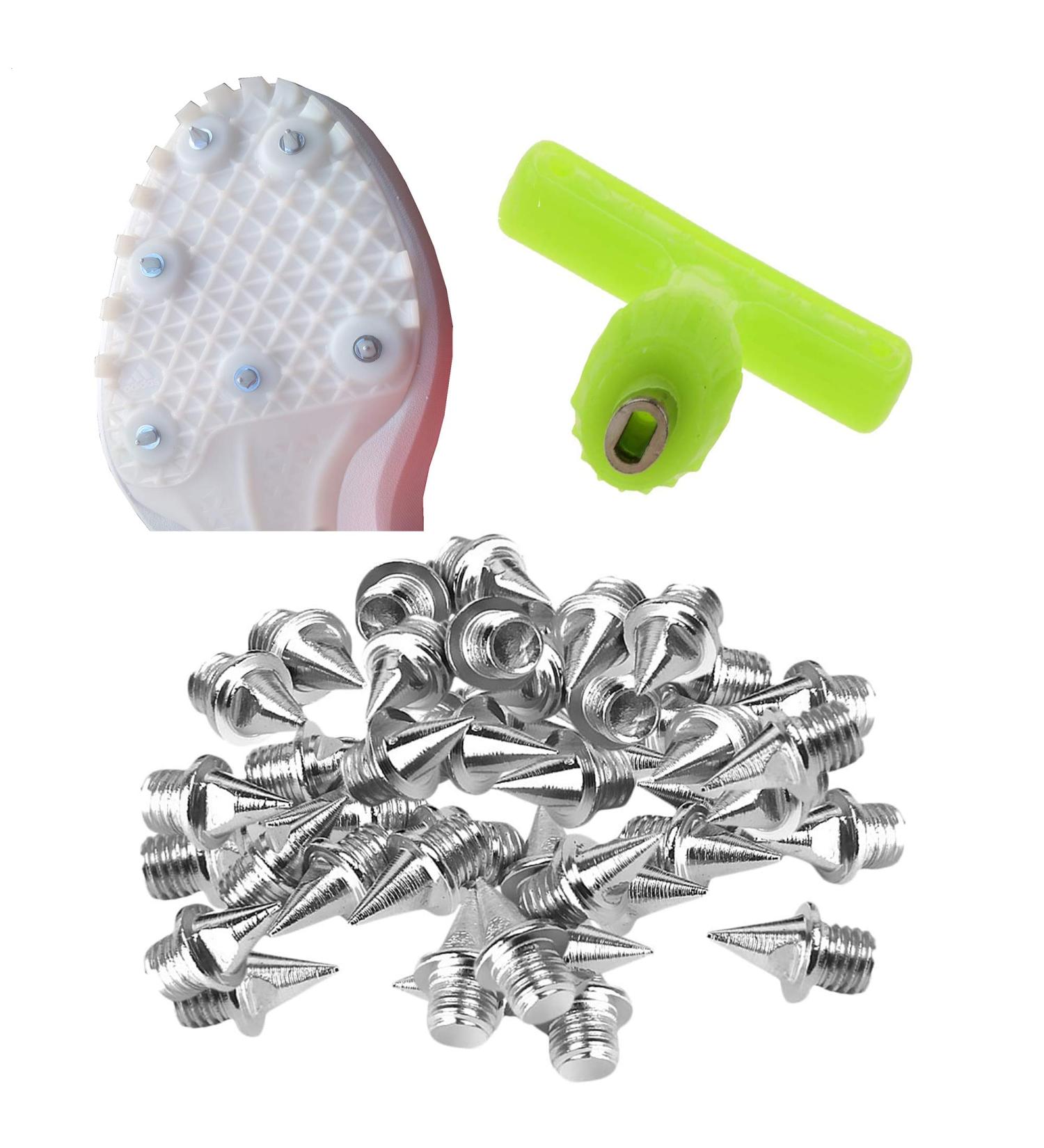 Replacement Athletics Spikes - Eatzhletik Spike Nails & Thorns for Cross Running | 6mm Conical | 24 Units - Buy Online on GoSupps.com