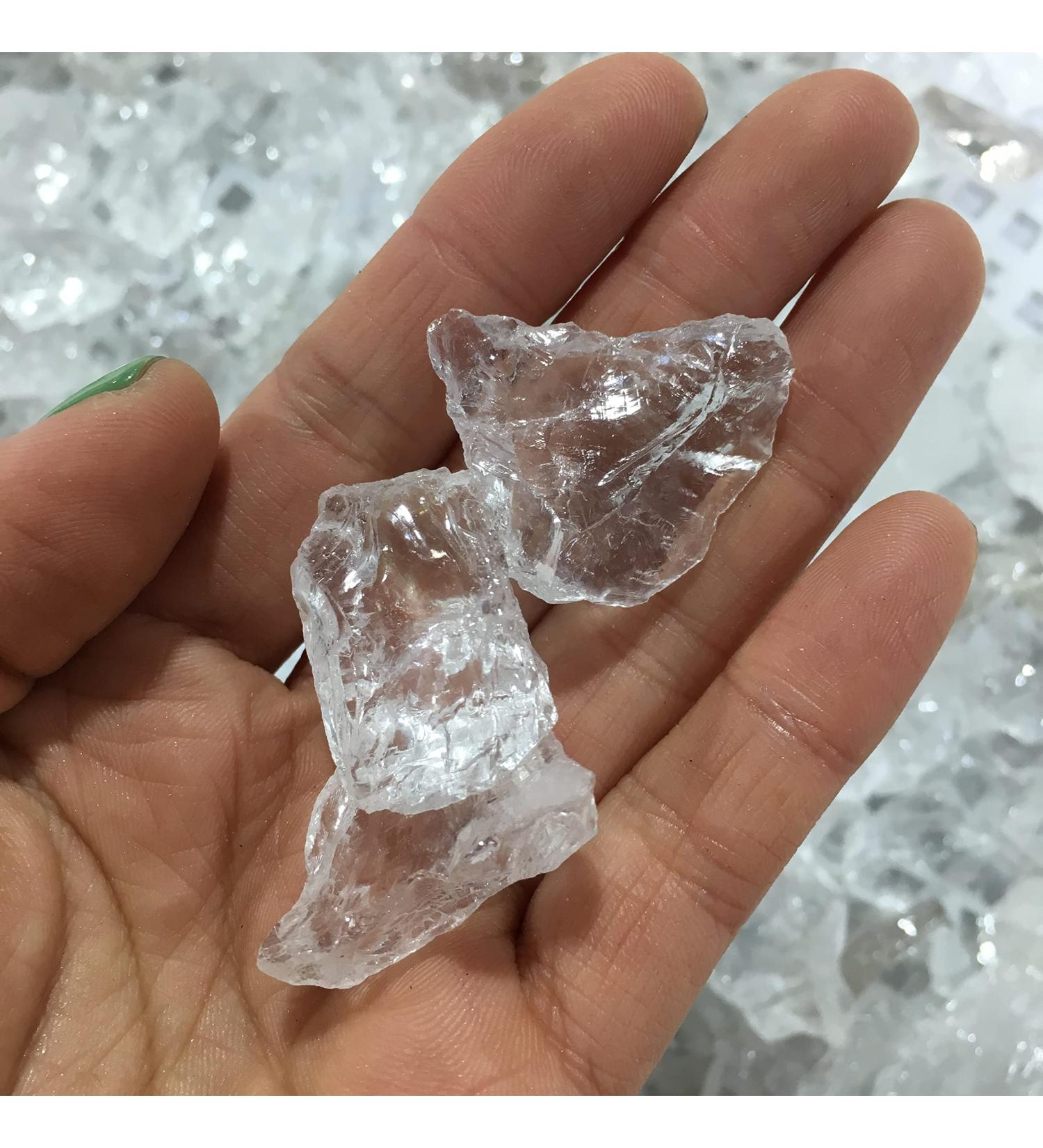 Natural Crystal Rough DOFRYG Specimen ed Natural White Quartz Crystal Stone Rock Chips SpecimenCollection Natural Crystal Fish Tank Stone As a Gift Crystal (Size : 200g) - Buy Online on GoSupps.com