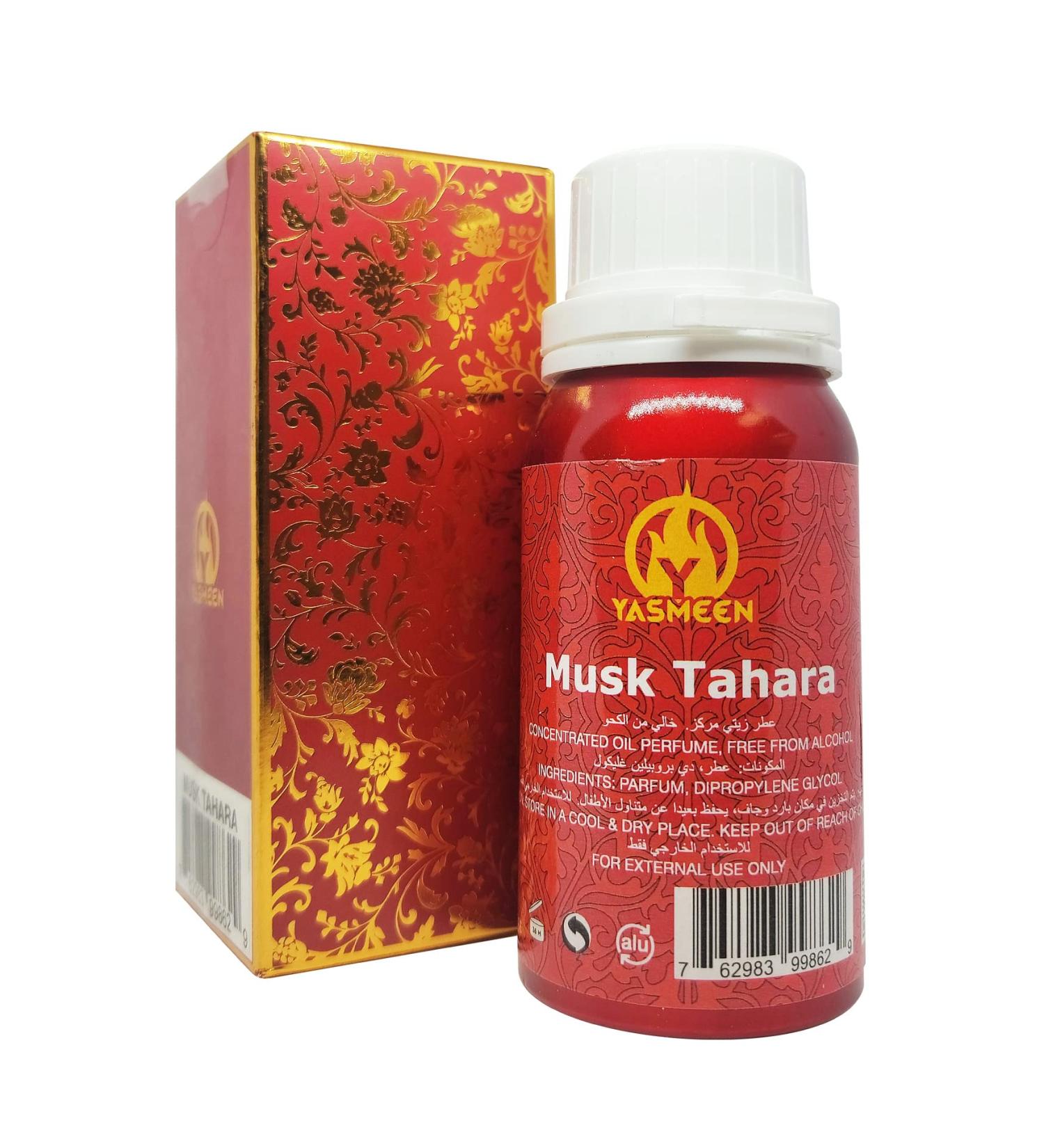 Yasmeen Musk al Tahara 100 ML | Oil Perfume Concentrated 100 ML (3.4 Oz) | Unisex for Men and Women | Blended Fragrance in Dubai UAE Musk Tahara 3.4 Fl Oz (Pack of 1) - Buy Online on GoSupps.com