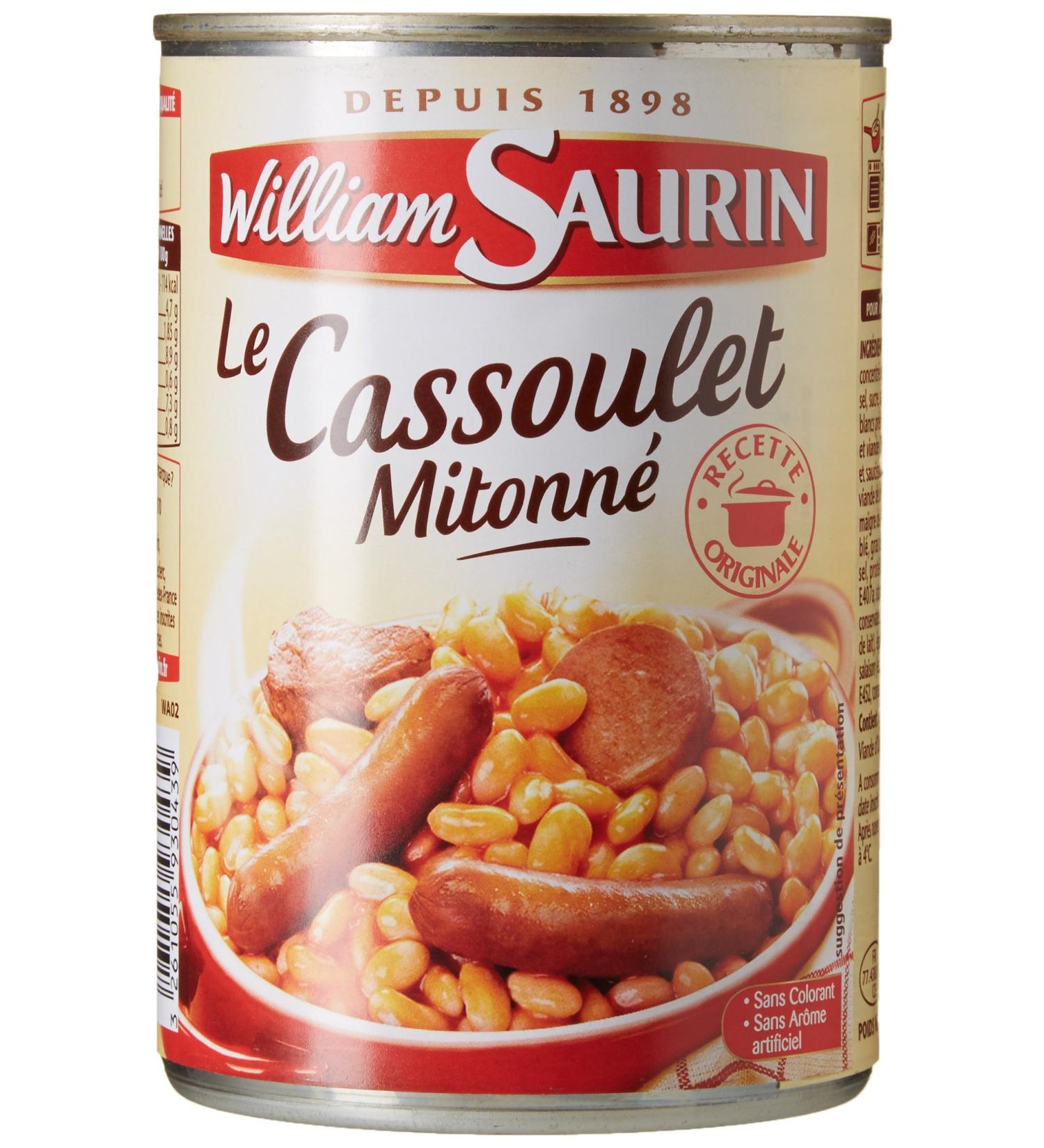 William Saurin Cassoulet Box 420 g - Pack of 6 - Buy Online on GoSupps.com