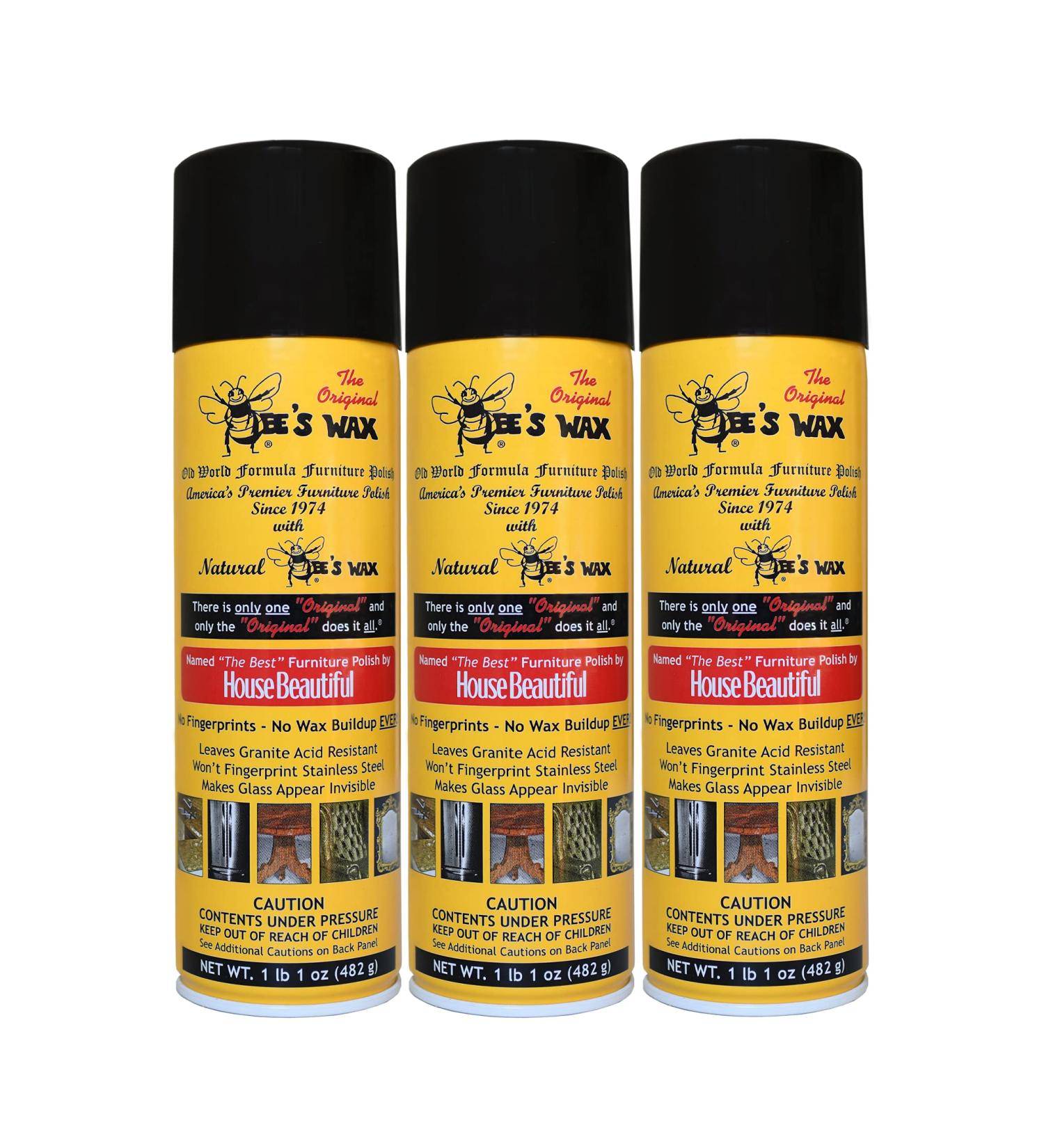 The Original Bee's Wax Old World Formula Furniture Polish - 3 Pack