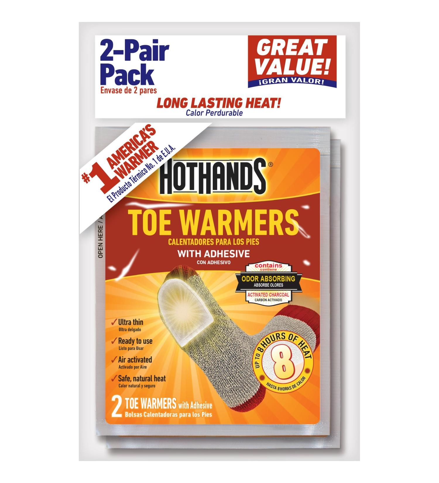 HotHands Toe Warmer (2 Pair Bag) - Buy Online on GoSupps.com