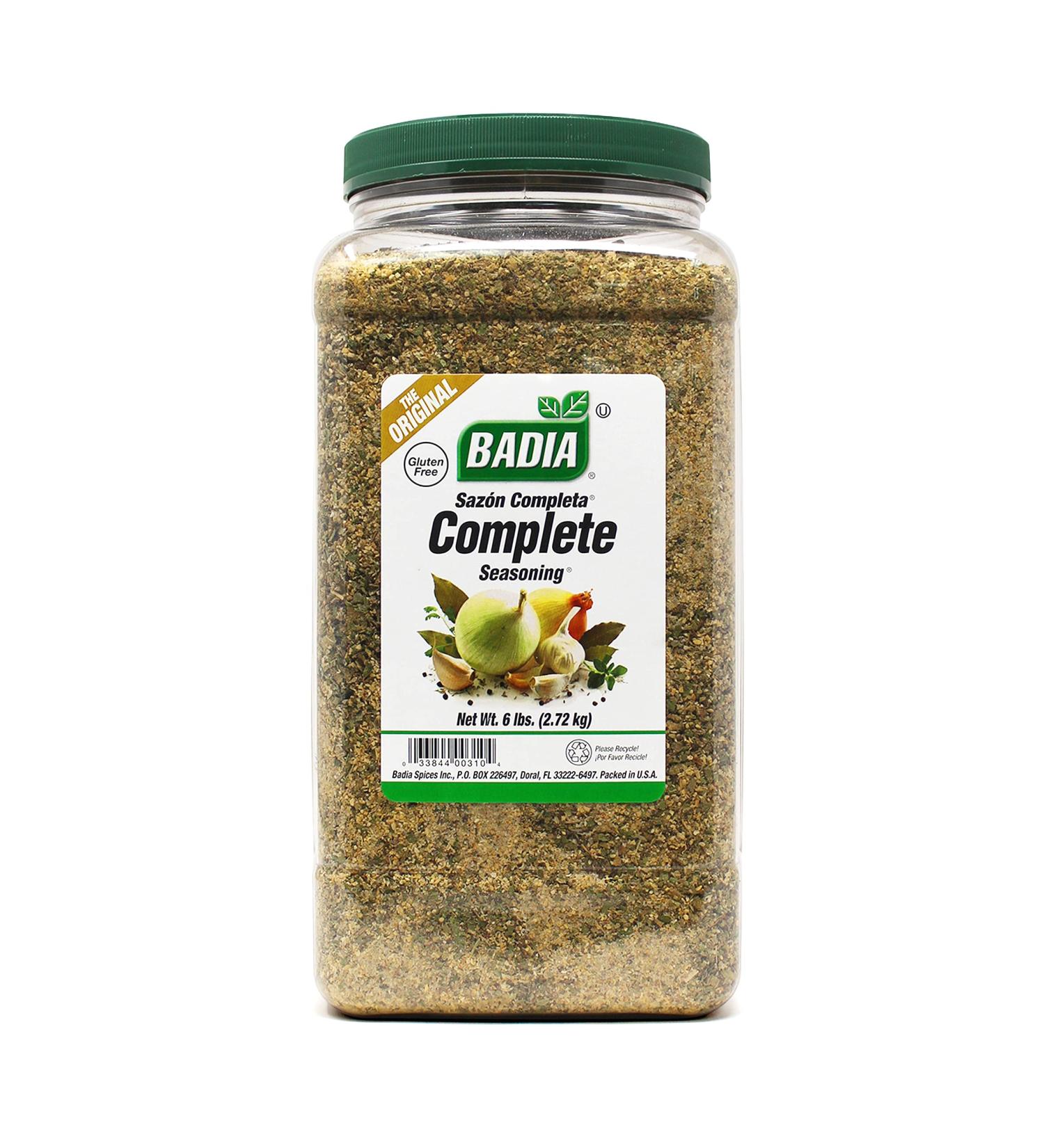 Badia Complete Seasoning 96 Oz - 6 Pound - Premium Blend for Flavorful Dishes | Pack of 1 - Buy Online on GoSupps.com