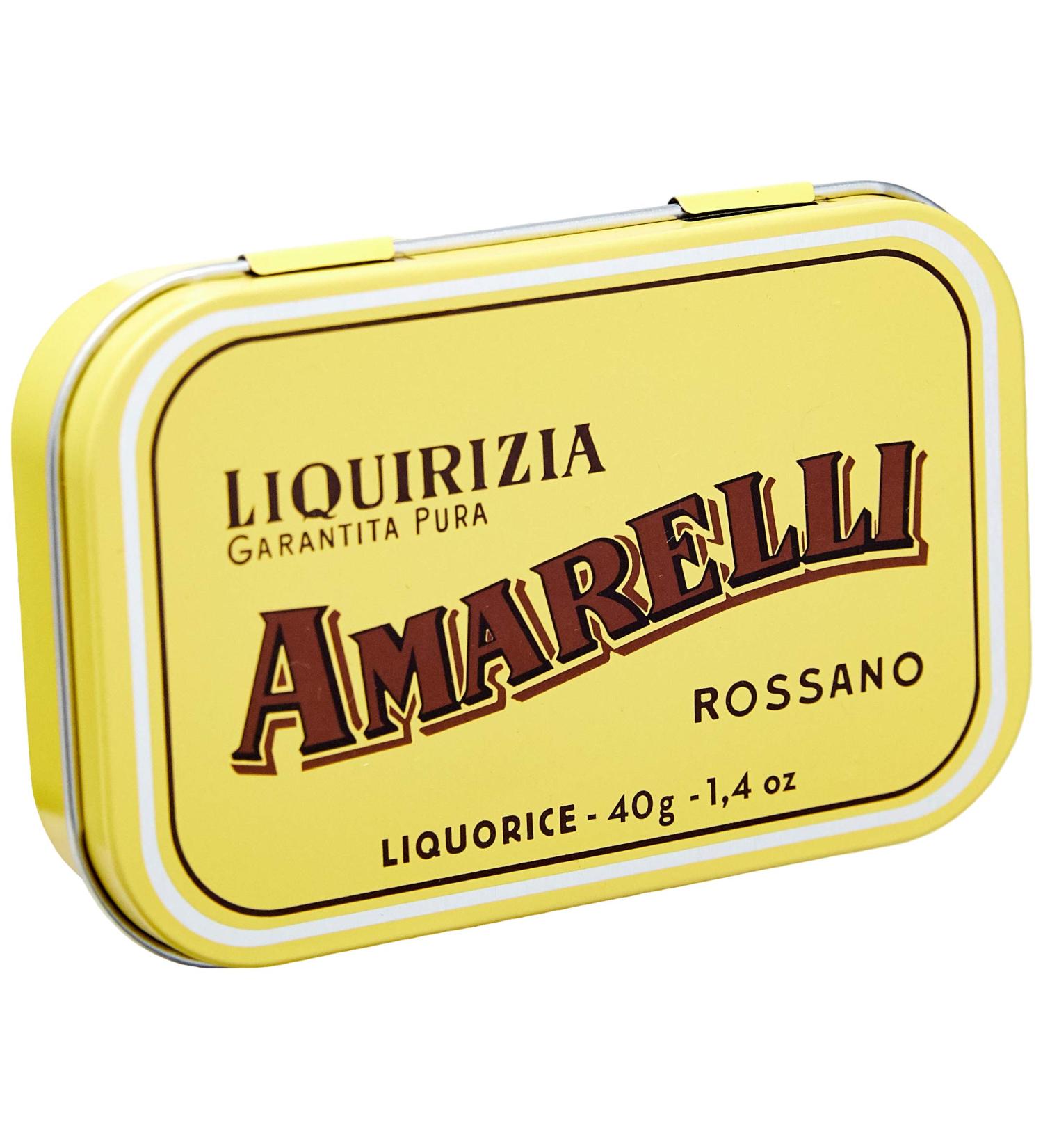Liquorice Amarelli 40g can from Gold collection : spezzata - Buy Online on GoSupps.com