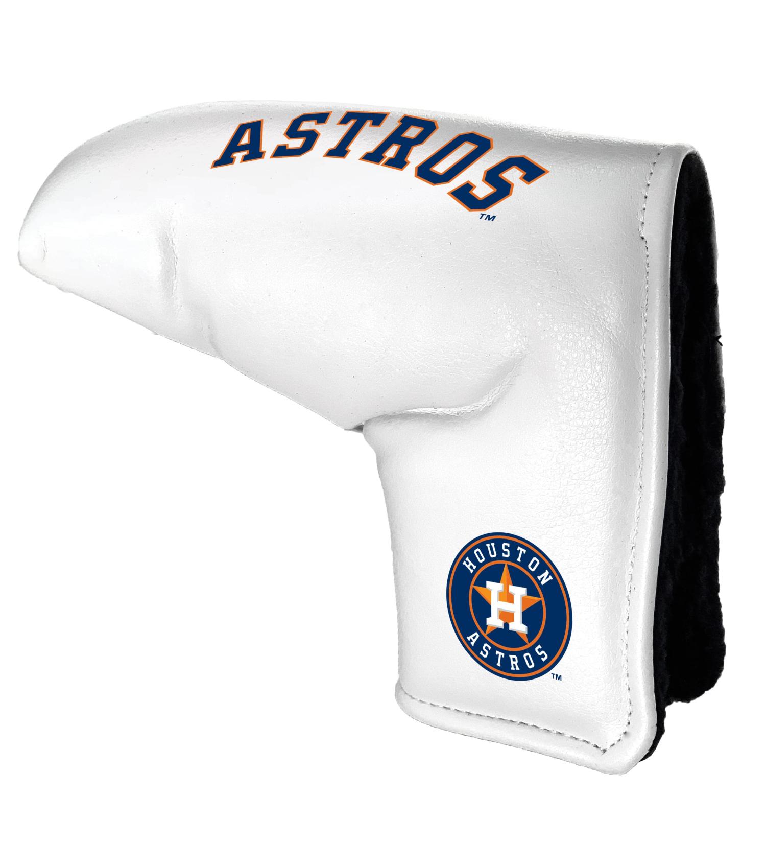 Team Golf MLB Tour Blade Putter Cover (White), Fits Most Blade Putters, Scotty Cameron, Taylormade, Odyssey, Titleist, Ping, Callaway Houston Astros