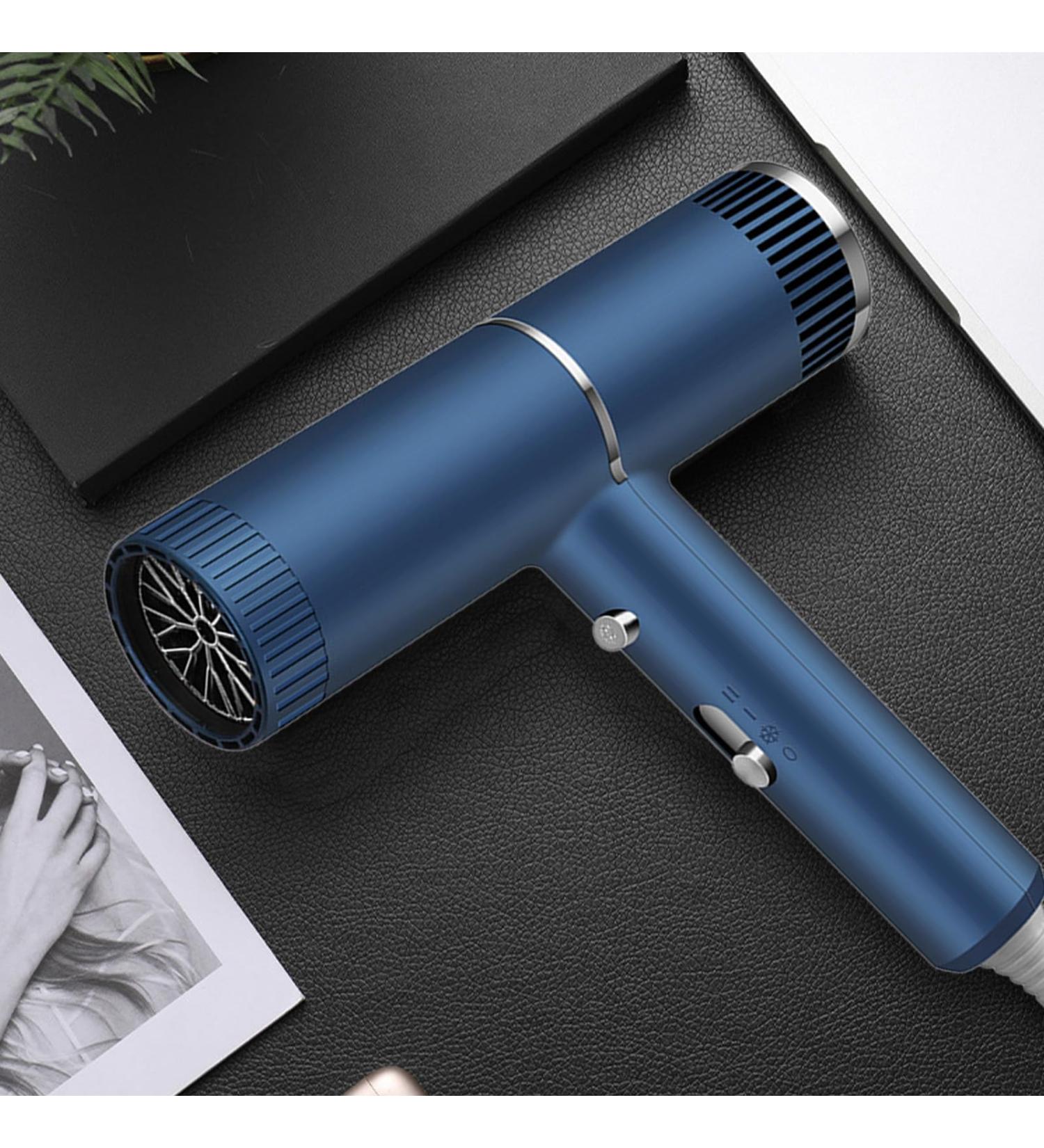 Hair Dryer Professional Fast Drying Negative Ionic Blow Dryer Electric Hair Dryer High-Power Electric for HomeTravel and Gift (Blue) - Buy Online on GoSupps.com
