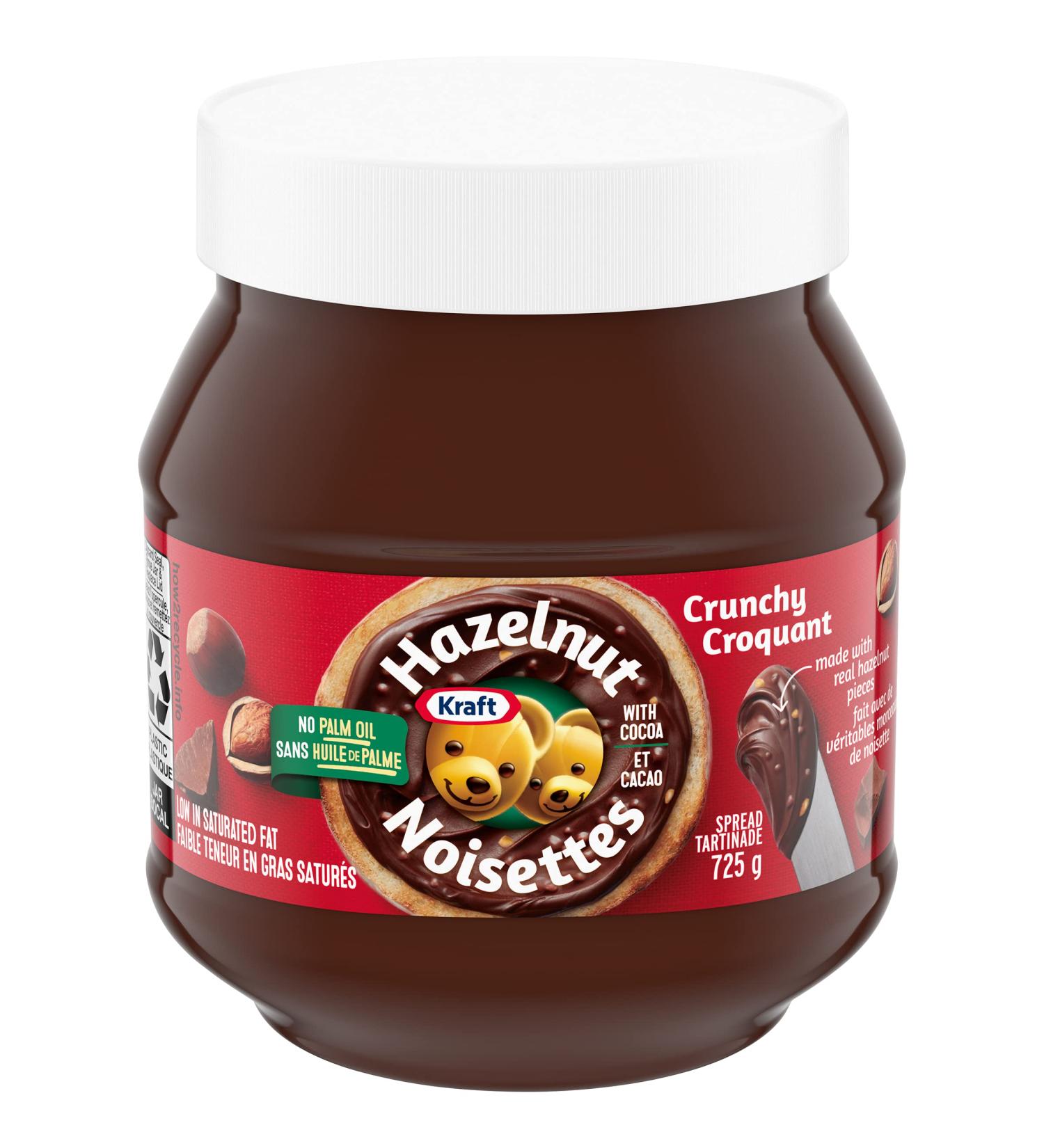 Kraft Crunchy Hazelnut Spread with Cocoa 725g (Pack of 6) 725 g (Pack of 6) Crunchy - Buy Online on GoSupps.com