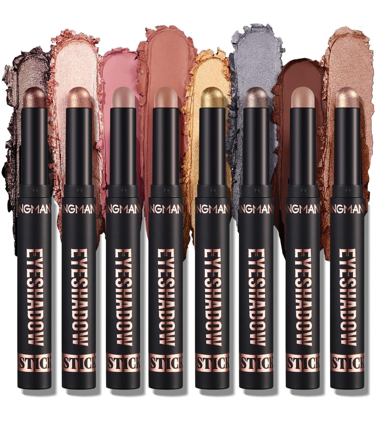 Eyeshadow Pencil Set | Shimmer Creamy Eyeshadow Pencils | Waterproof Cream Eye Shadow Stick Makeup Matte and Shimmer Creamy Eyeshadow Pencil B - Buy Online on GoSupps.com