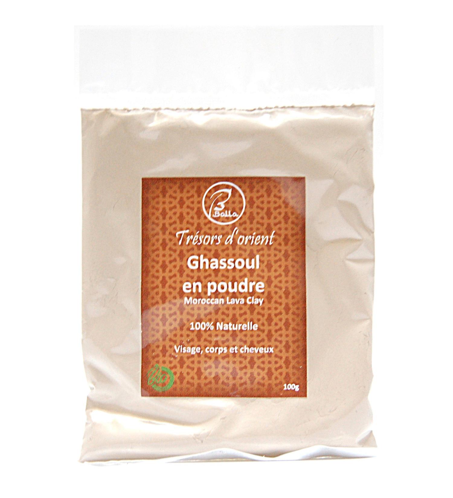BALLA Balla - Rhassoul Ghassoul (Black Clay) Organic Powder 100g