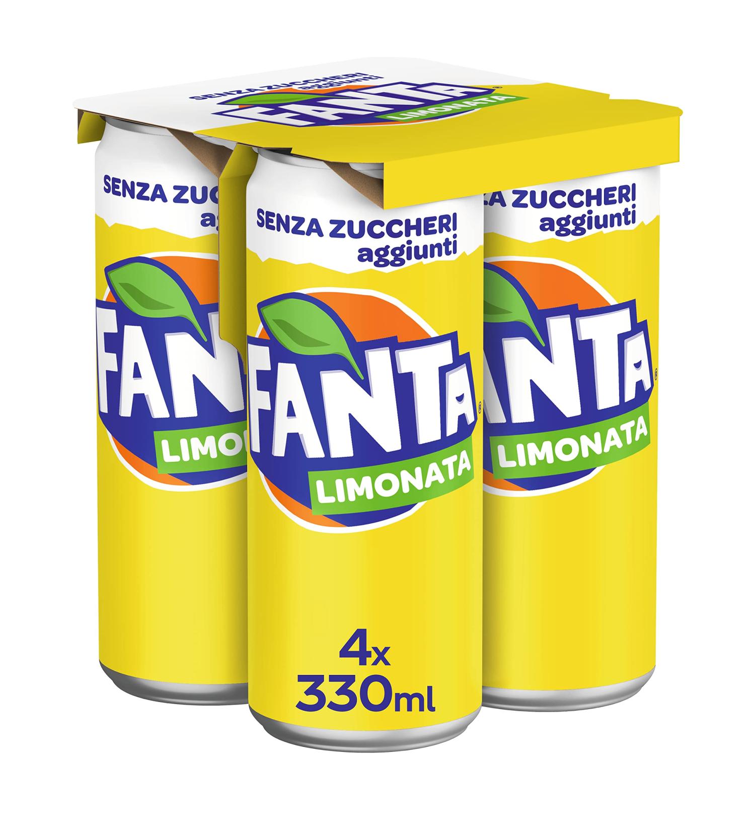 Fanta Fanta Lemon Zero Can 33 ml x 4 6 x 4