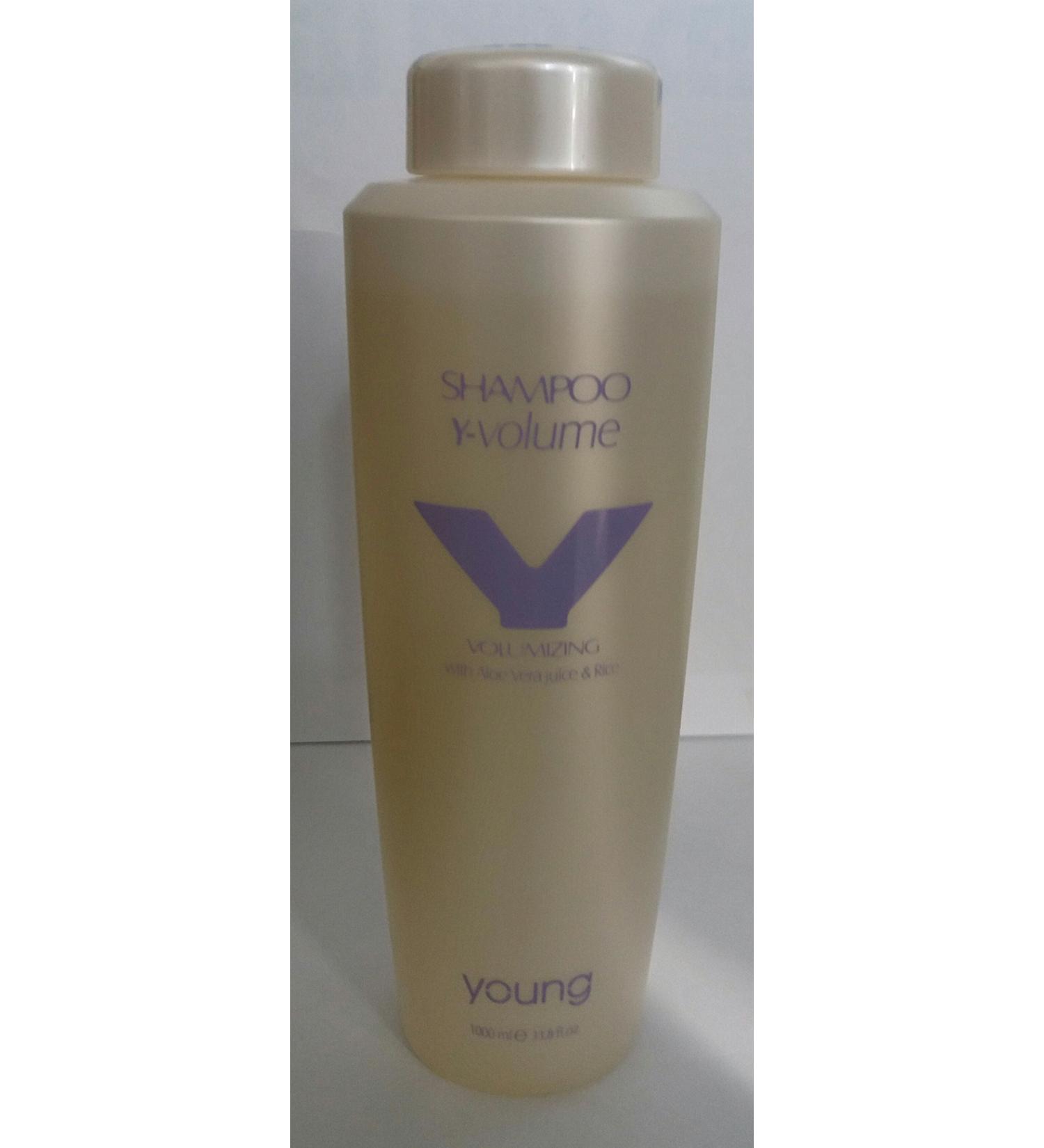 Young Young - Volumizing Shampoo with Aloe Vera & Rice Juice - 1000ml