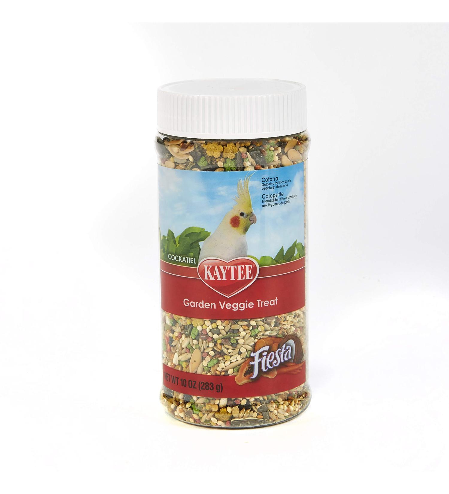 Kaytee Fiesta Garden Veggie Treat Mix for Cockatiels - 10 oz (1 Pack) - Buy Online on GoSupps.com