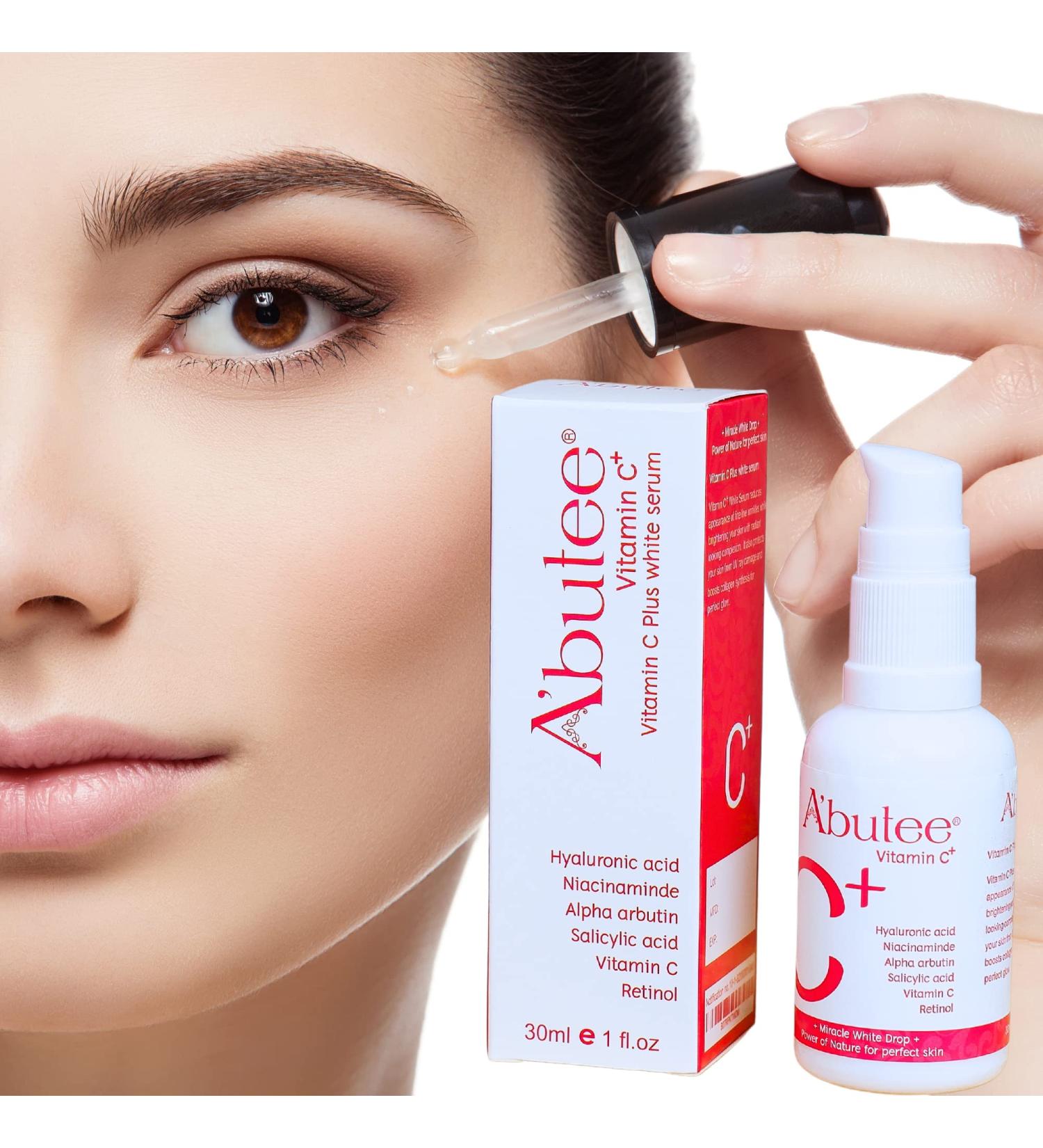 ARBUTEE Vitamin C Anti-Aging and Brightening Serum | Hyaluronic Acid Niacinamide Retinol & More for Men & Women - International Shipping Available - Buy Online on GoSupps.com