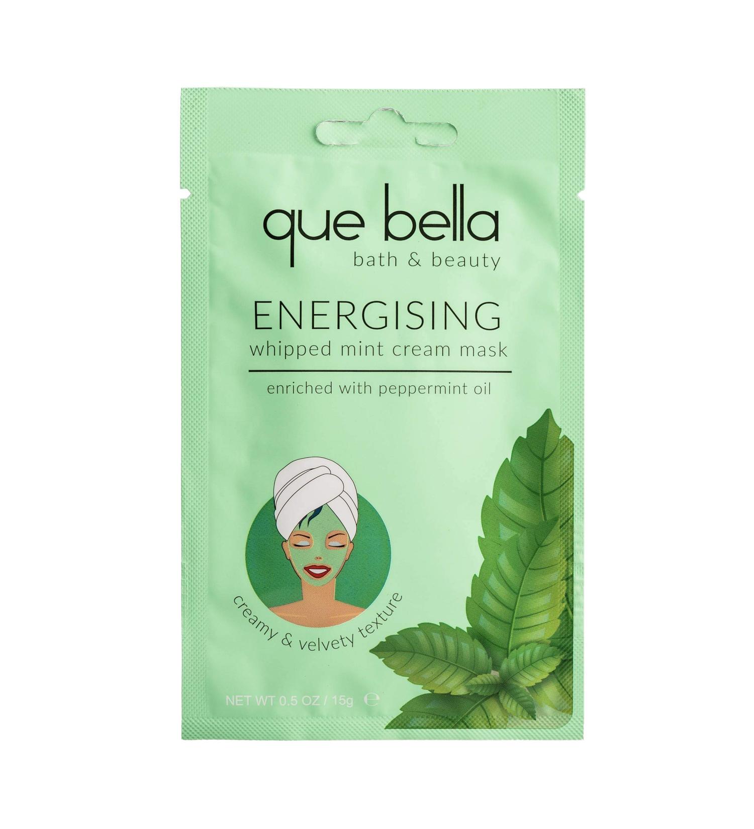 Que Bella Beauty Energising Whipped Mint Cream Mask - Buy Online on GoSupps.com