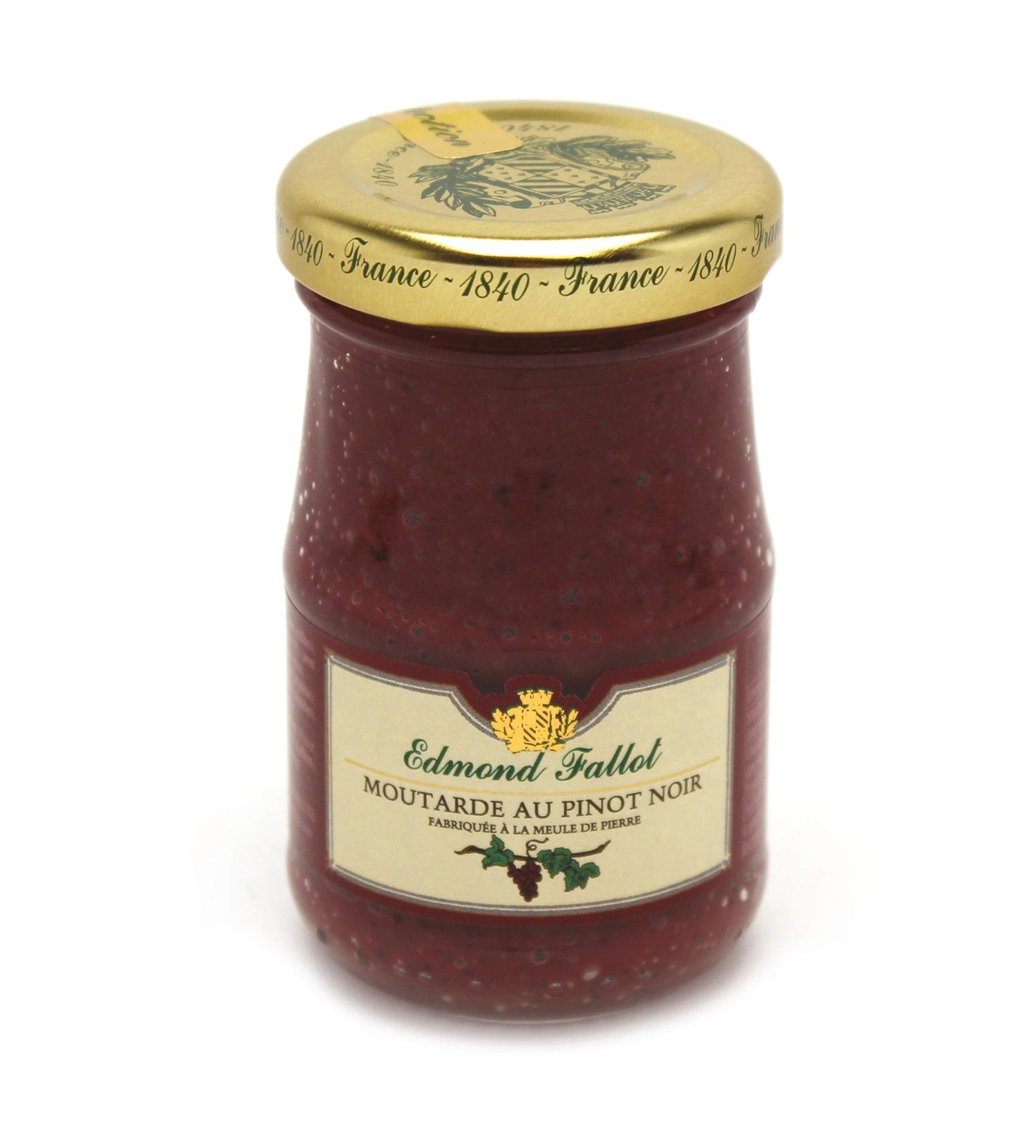 EDMOND FALLOT Mustard with Pinot Noir Jar 105g