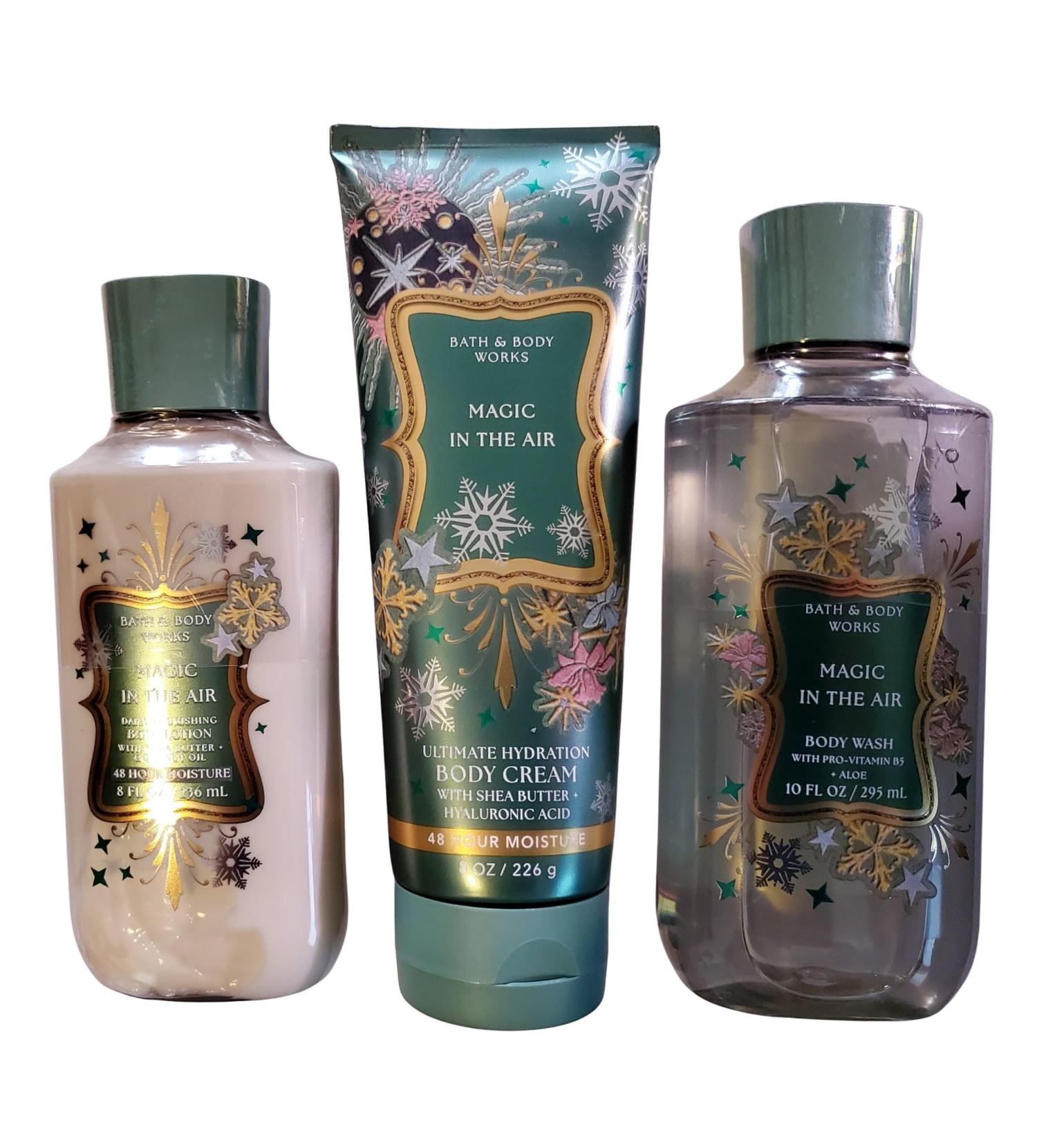 Bath & Body Works Magic In The Air Body Gel Wash Lotion and Ultimate Hydration Cream 3 Piece Set - Buy Online on GoSupps.com