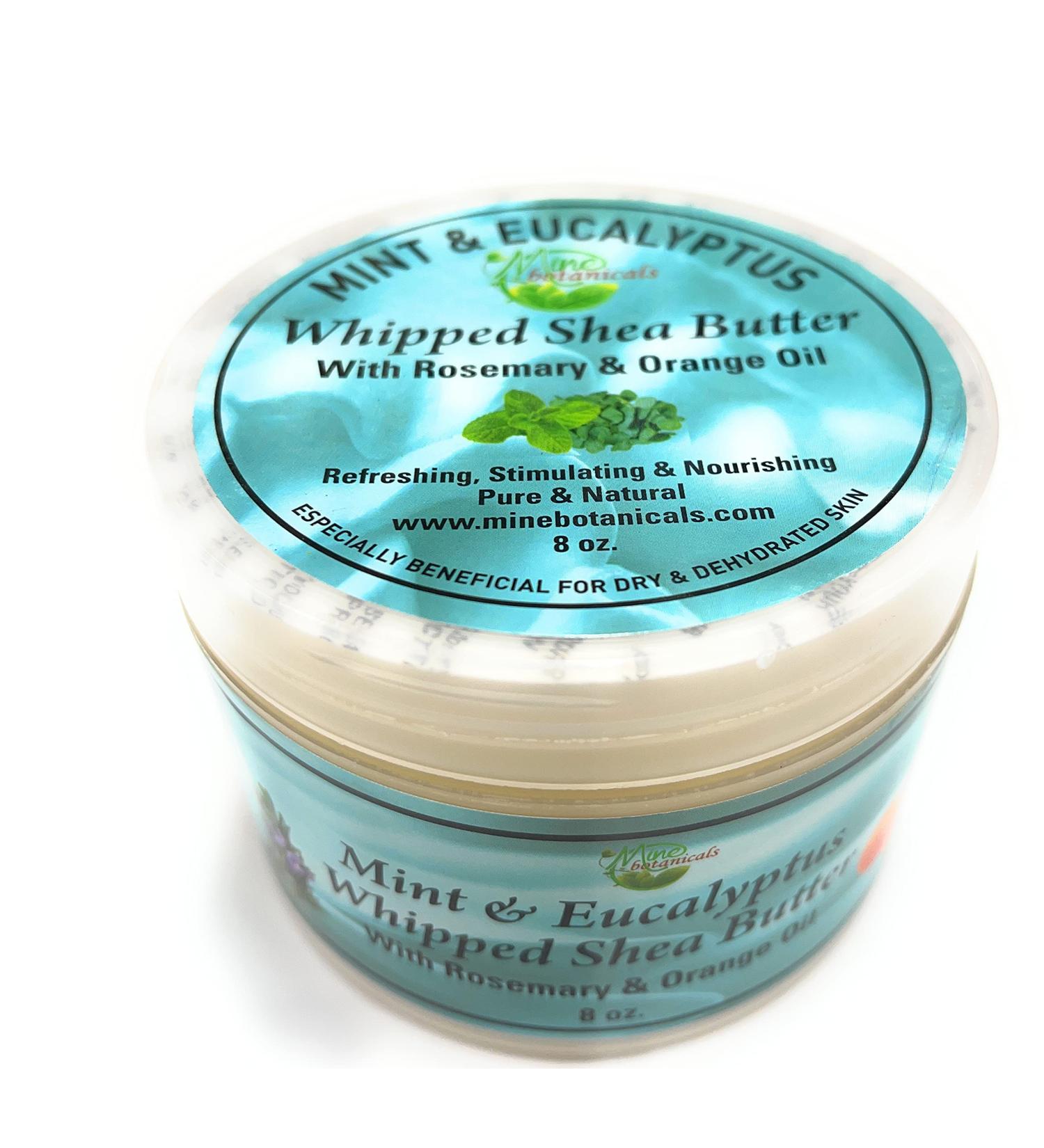 Mint & Eucalyptus Whipped Shea Butter - Nourishing and Hydrating Skincare Essential - Buy Online on GoSupps.com