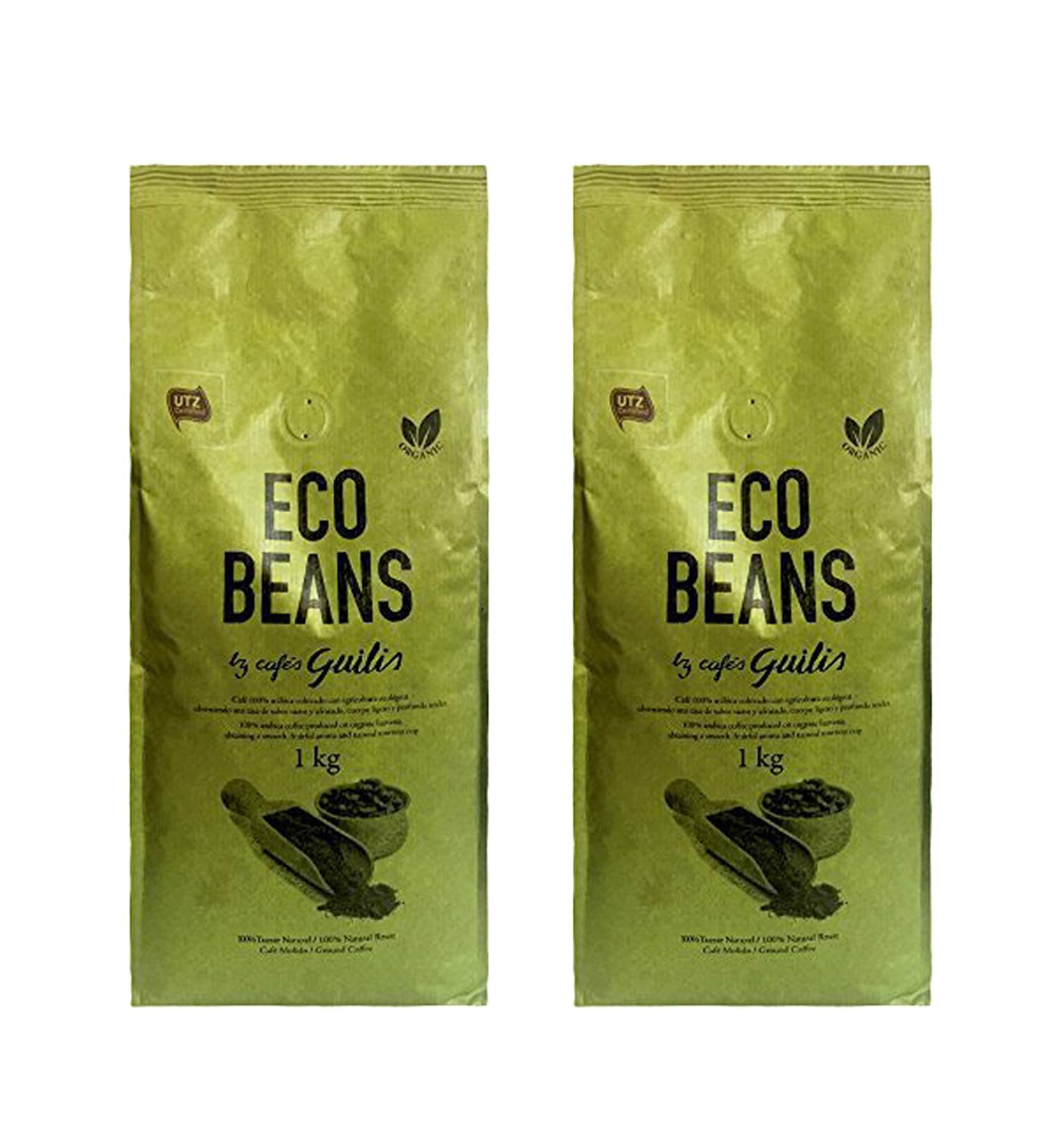 CAFES GUILIS SINCE 1928 LOVERS OF COFFEE - High Quality Organic and Fair Trade Arabica Ground Coffee with Natural Roasting - 2 kg - Buy Online on GoSupps.com