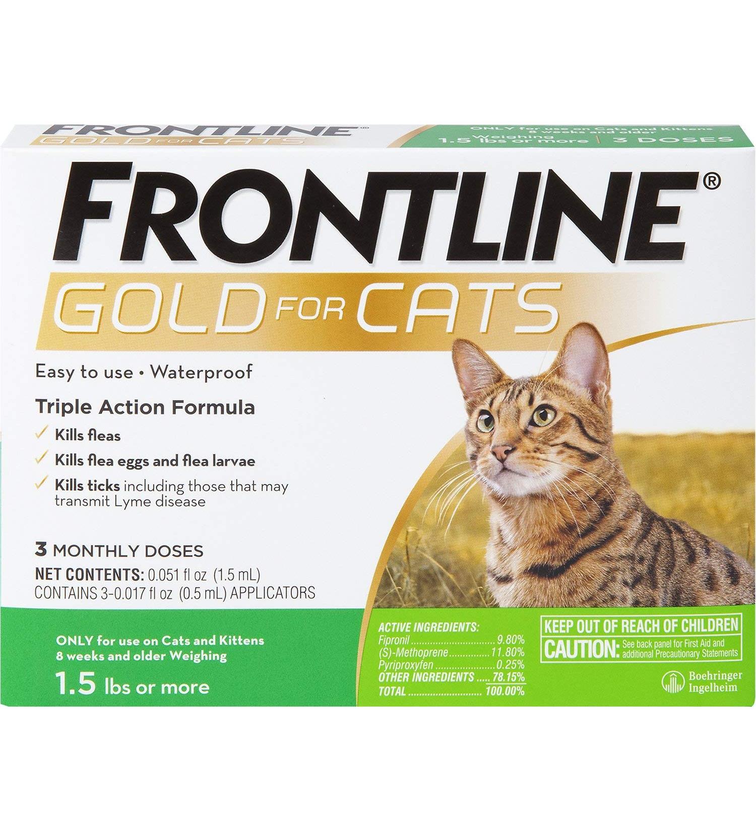 Frontline Gold for Cats (3 Month)