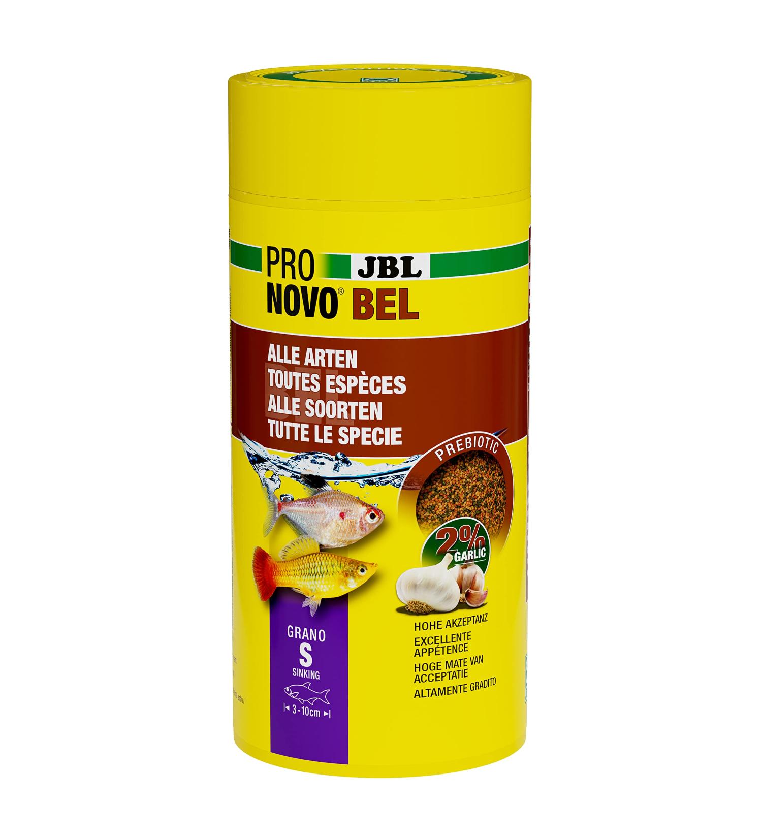 Buy JBL PRONOVO Bel Grano 1000ml & 190g - Ideal Food for 3-10 cm Fish | International Shipping - Buy Online on GoSupps.com