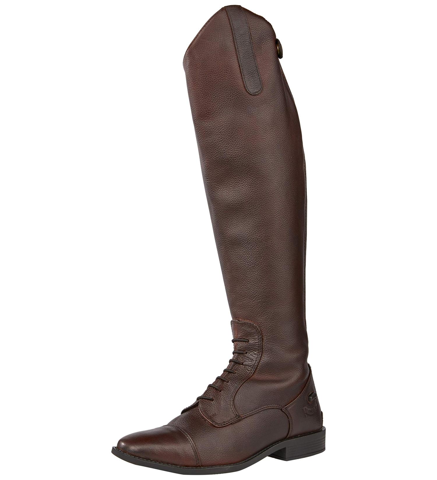 Rhinegold Elite Luxury Leather Riding Boots - Brown Laced Size 3 (EU36) - International Shipping Available - Buy Online on GoSupps.com