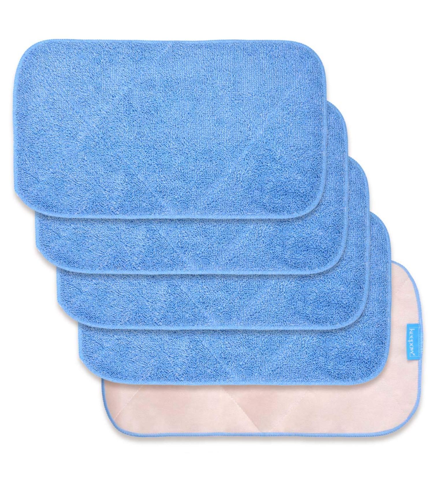 KEEPOW Microfiber Mop Cloth Refills - Pack of 5, Double-Sided for Professional Wet and Dry Mopping - Buy Online on GoSupps.com