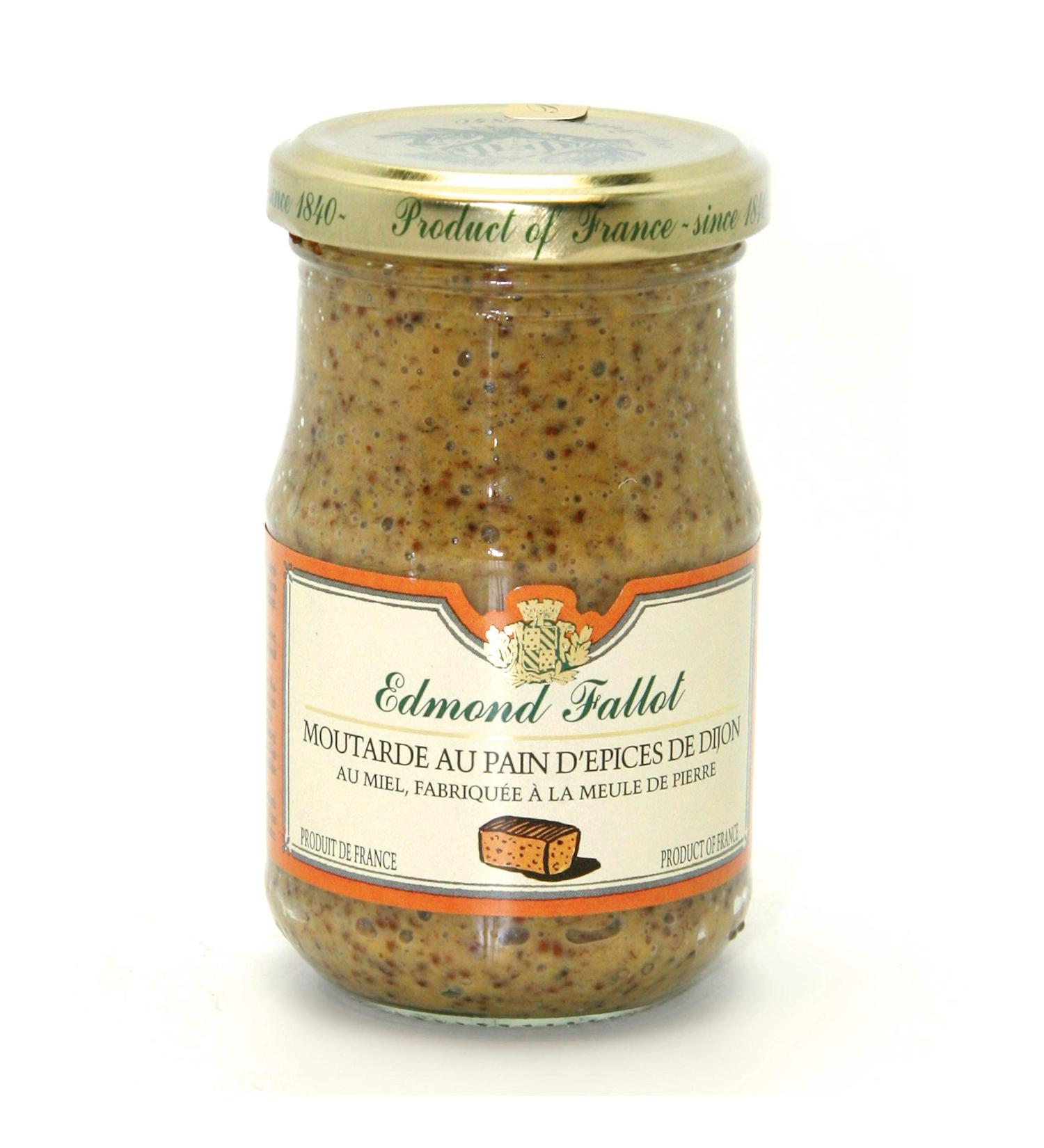 Edmond Fallot EDMOND FALLOT Dijon Mustard with Gingerbread 210g