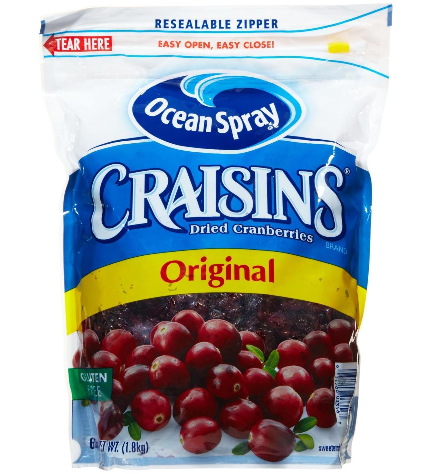 Ocean Spray Craisins Cranberry, 64 Oz
