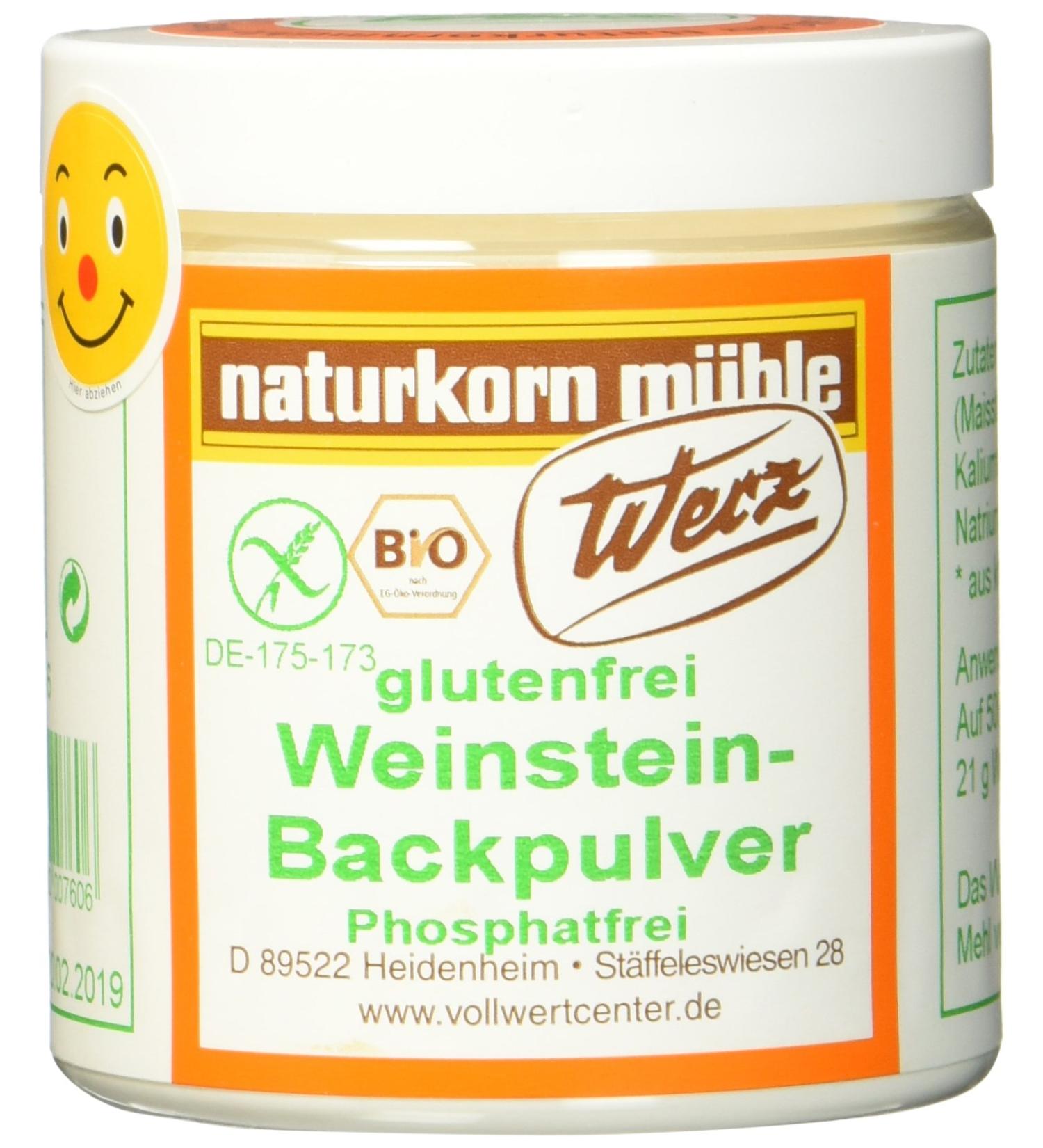 Werz Gluten Free Cream of Tartar Baking Powder - Organic 150g (Pack of 2) | International Shipping - Buy Online on GoSupps.com