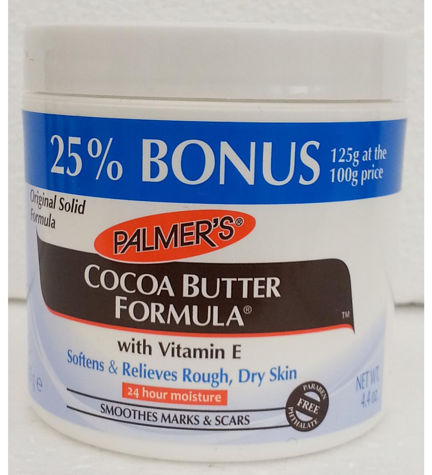 Palmer's Cocoa Butter Formula With Vitamin E 24-hour Moisture (25% Bonus) 125g