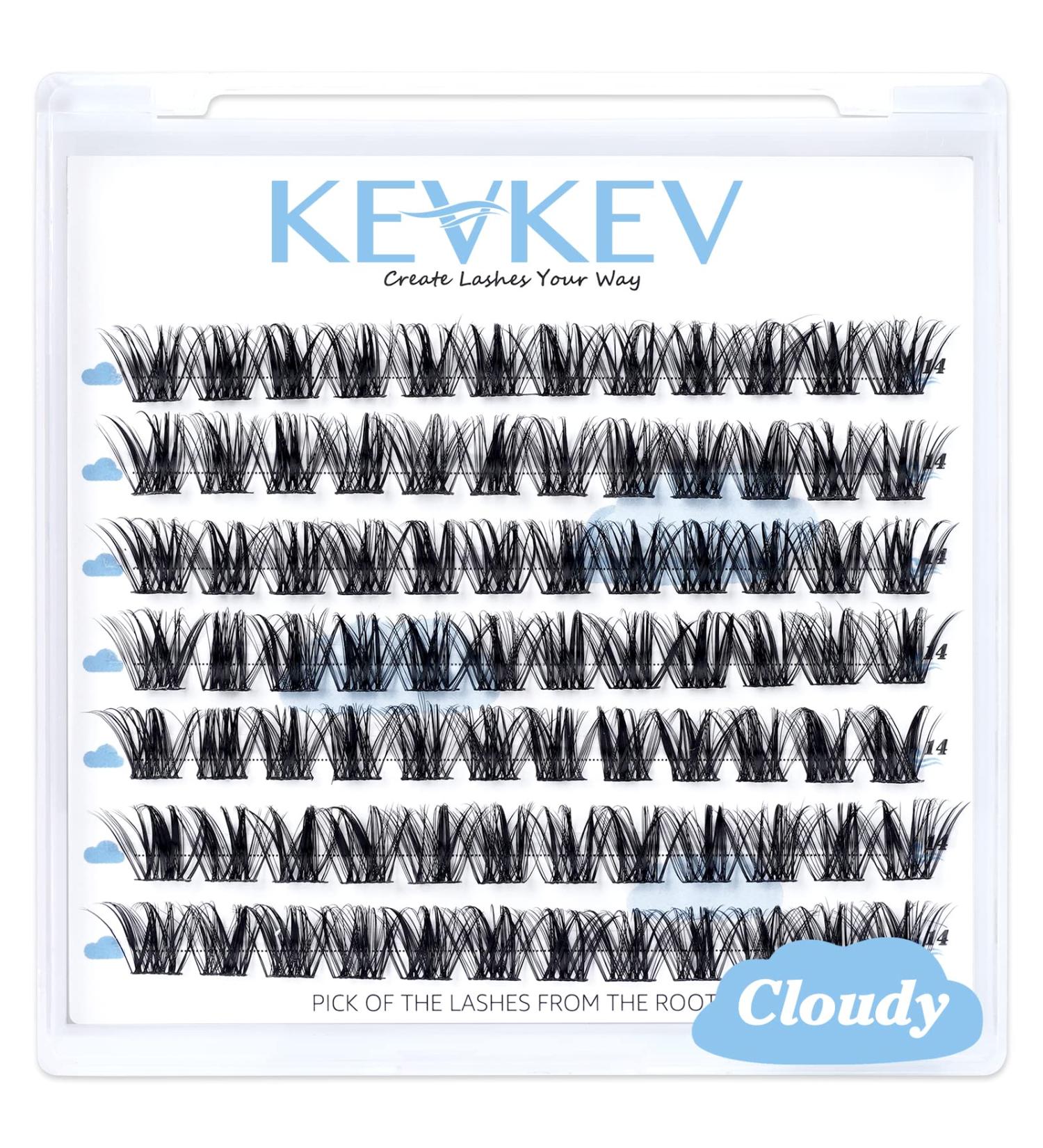 84 Pcs Cloudy D-12mm Lash Clusters - DIY Eyelash Extensions for Individual Lashes with Thin Band - Soft and Natural Look - Buy Online on GoSupps.com