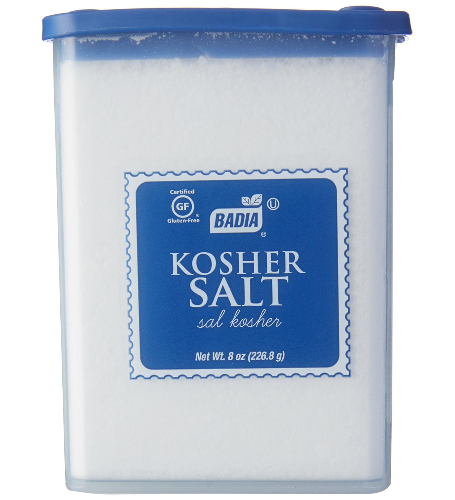 Badia Kosher Salt 8 oz Can - Pack of 3 | Premium Quality Kosher Salt - Buy Online on GoSupps.com