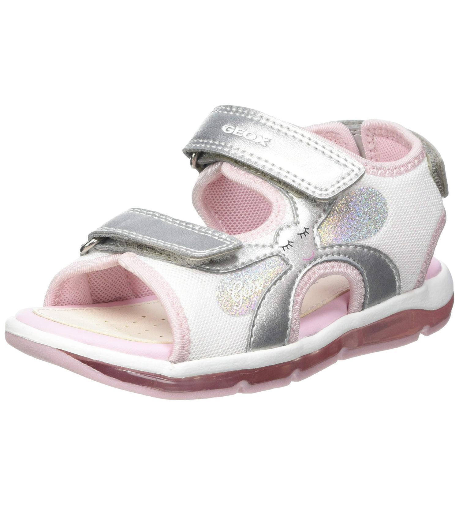 Geox Baby Girl's B Sandal Todo Silver Pink | Size 3.5 UK Child - Buy Online on GoSupps.com