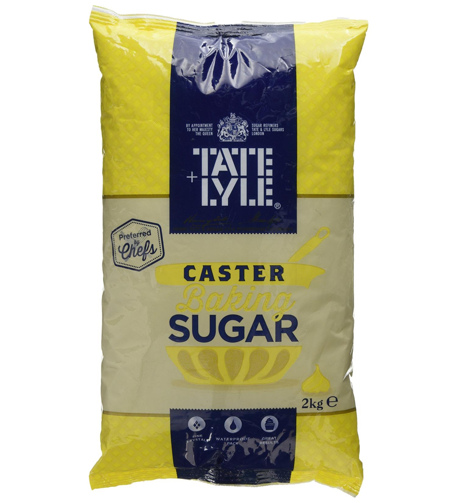 Tate & Lyle Caster Sugar 2Kg Polybag - Finest Quality for Baking and Cooking - Buy Online on GoSupps.com