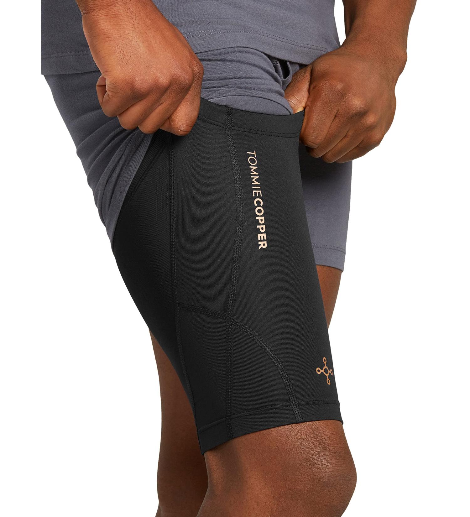 Tommie Copper Performance Compression Quad Sleeve - Unisex - Black - Medium - Buy Online on GoSupps.com