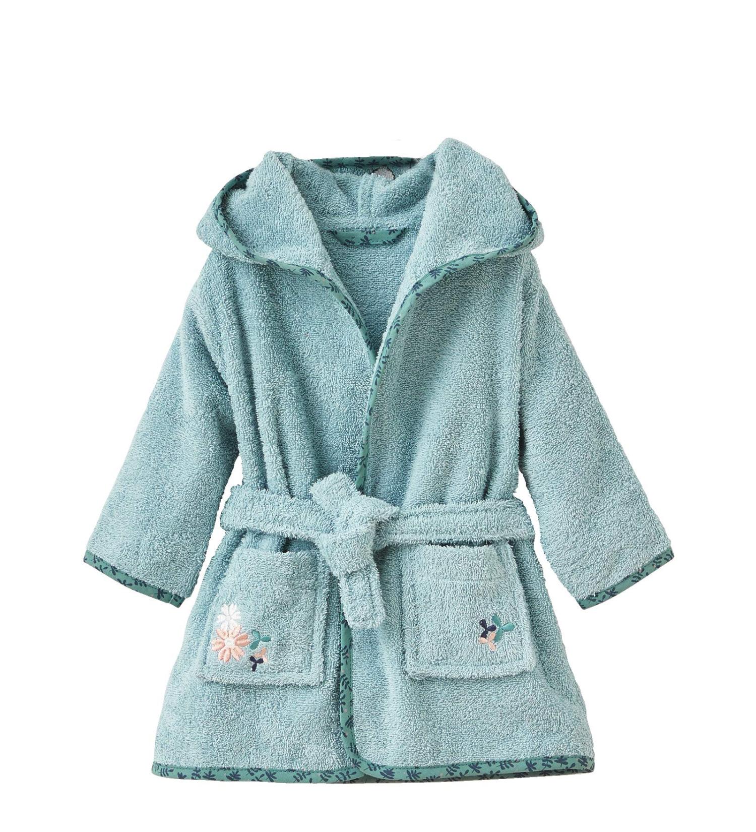 Vertbaudet Baby Bathrobe Fairytale Forest Deer Costume 74 Green