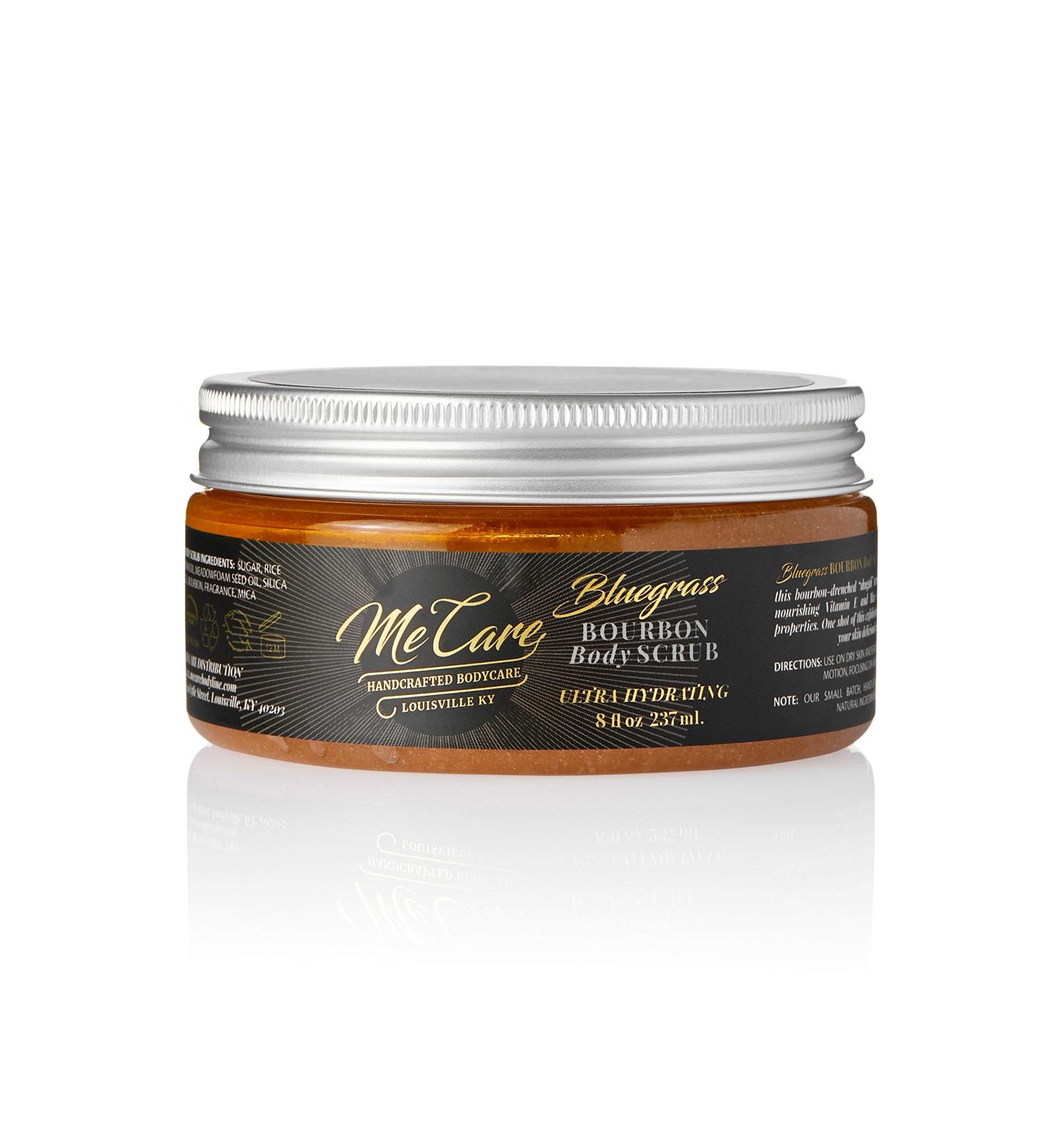 Me Care Bodyline Bluegrass Bourbon Infused Body Scrub - Hydrate & Exfoliate with Vitamin E Made in USA - 8oz - Buy Online on GoSupps.com