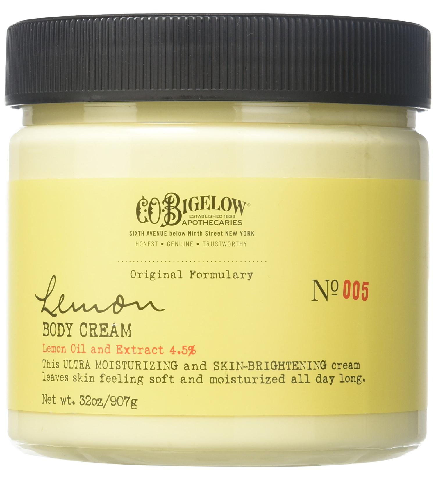 C.O. Bigelow Lemon Body Cream -Limited Edition Jumbo Jar 32 ounces