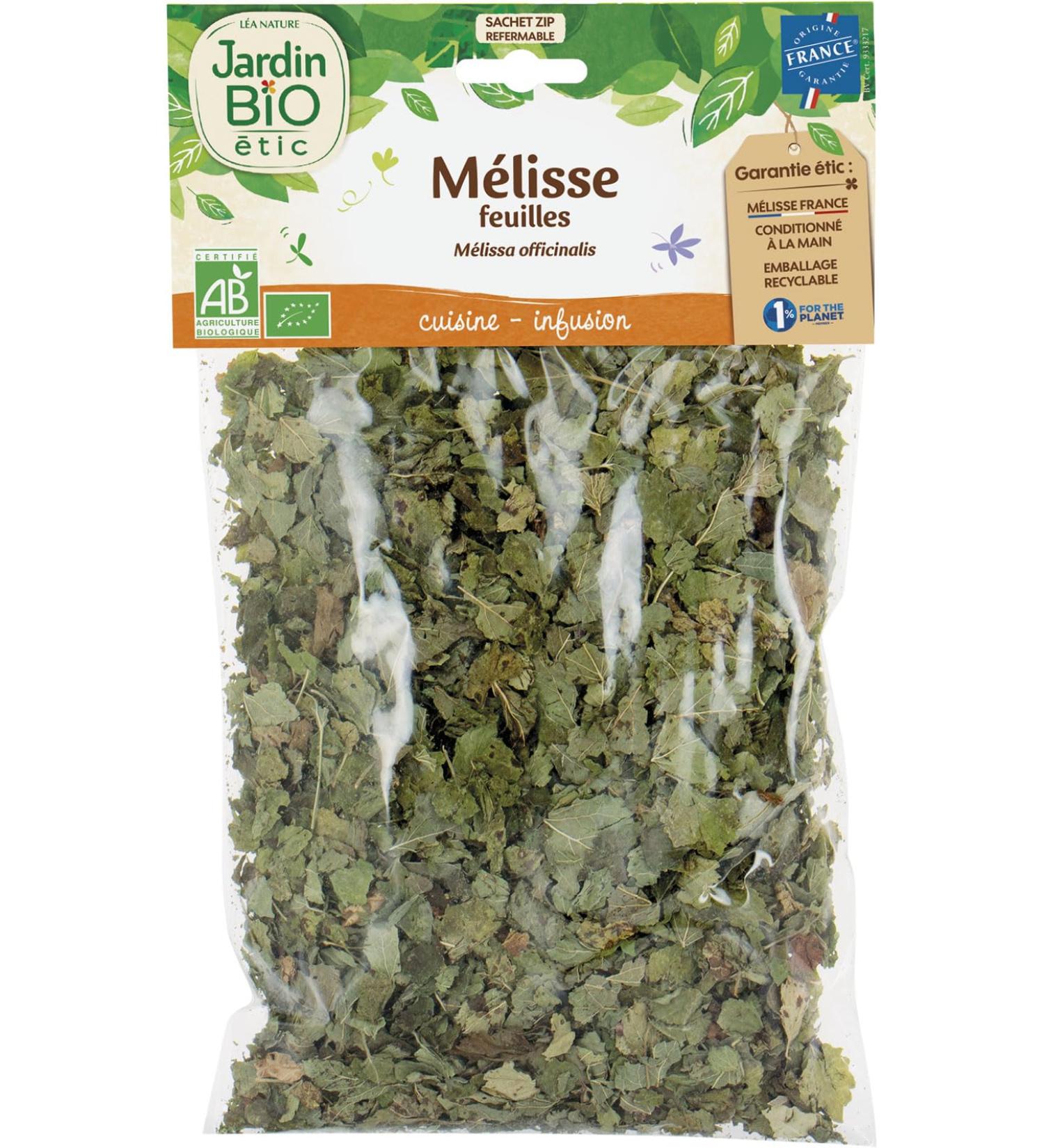 Jardin BiO tic Organic Lemon Balm 25 g Bag - Buy Online on GoSupps.com