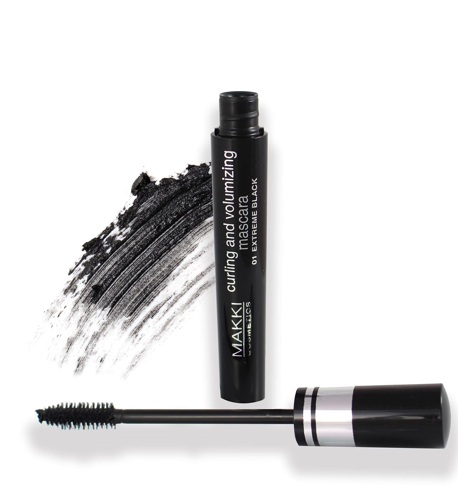  Makki Volumizing and curling mascara Long Stay Smudge-proof Lash definition Voluminous Volumising Extreme Black Colour Shade 01 - Buy Online on GoSupps.com